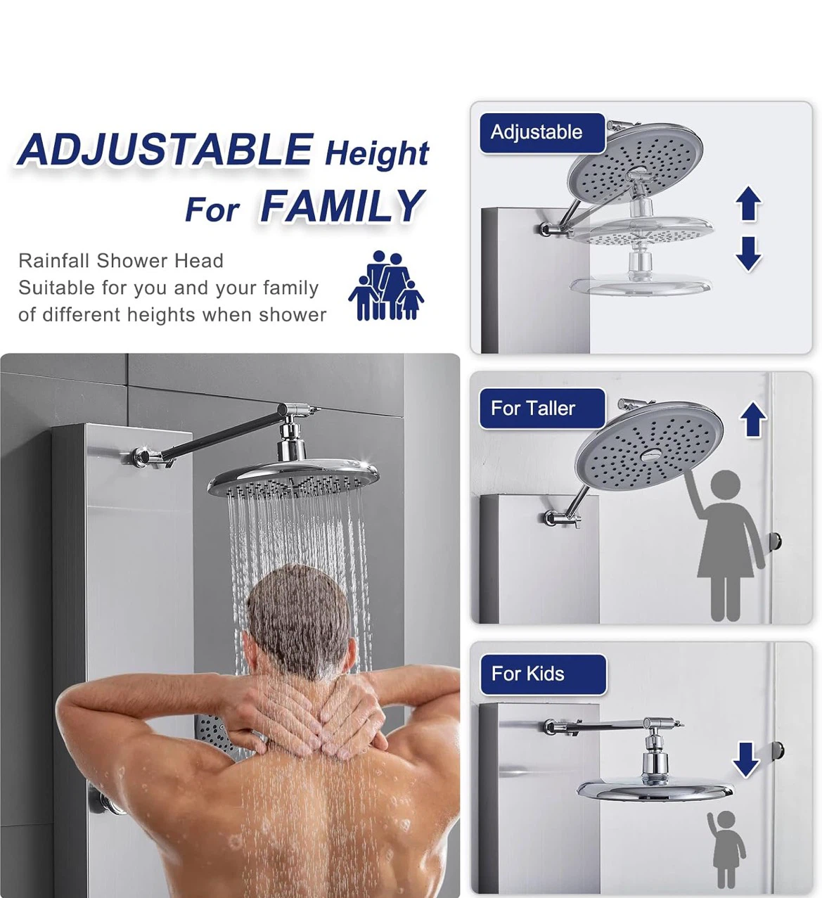 Brushed Stainless Steel Shower Panel System - photo 5