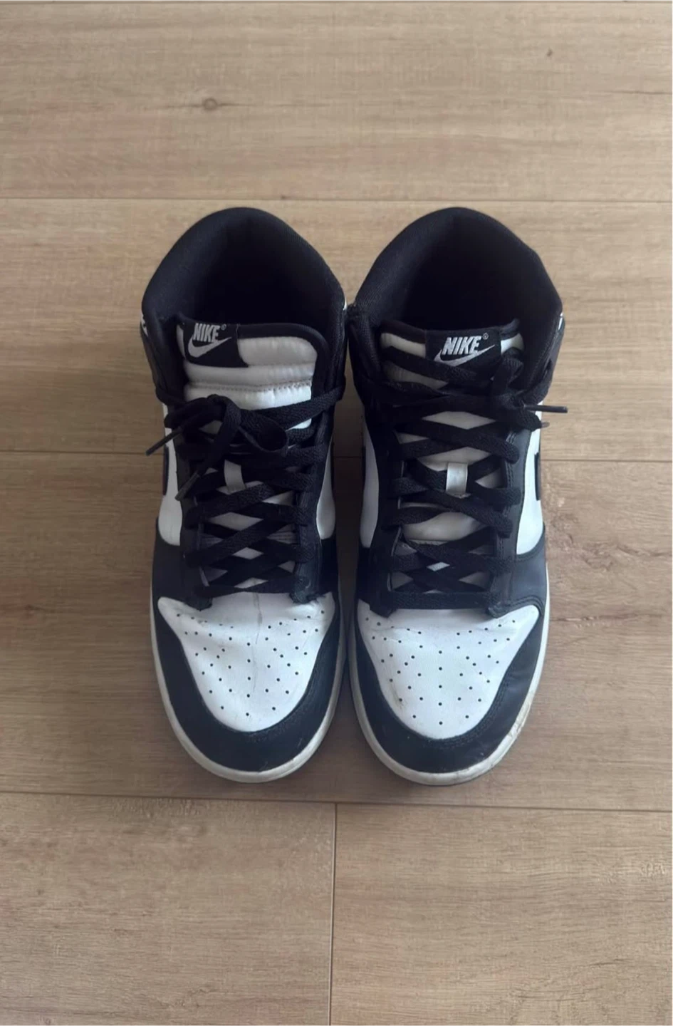 Nike Dunk Mid Panda Black and White Sneakers