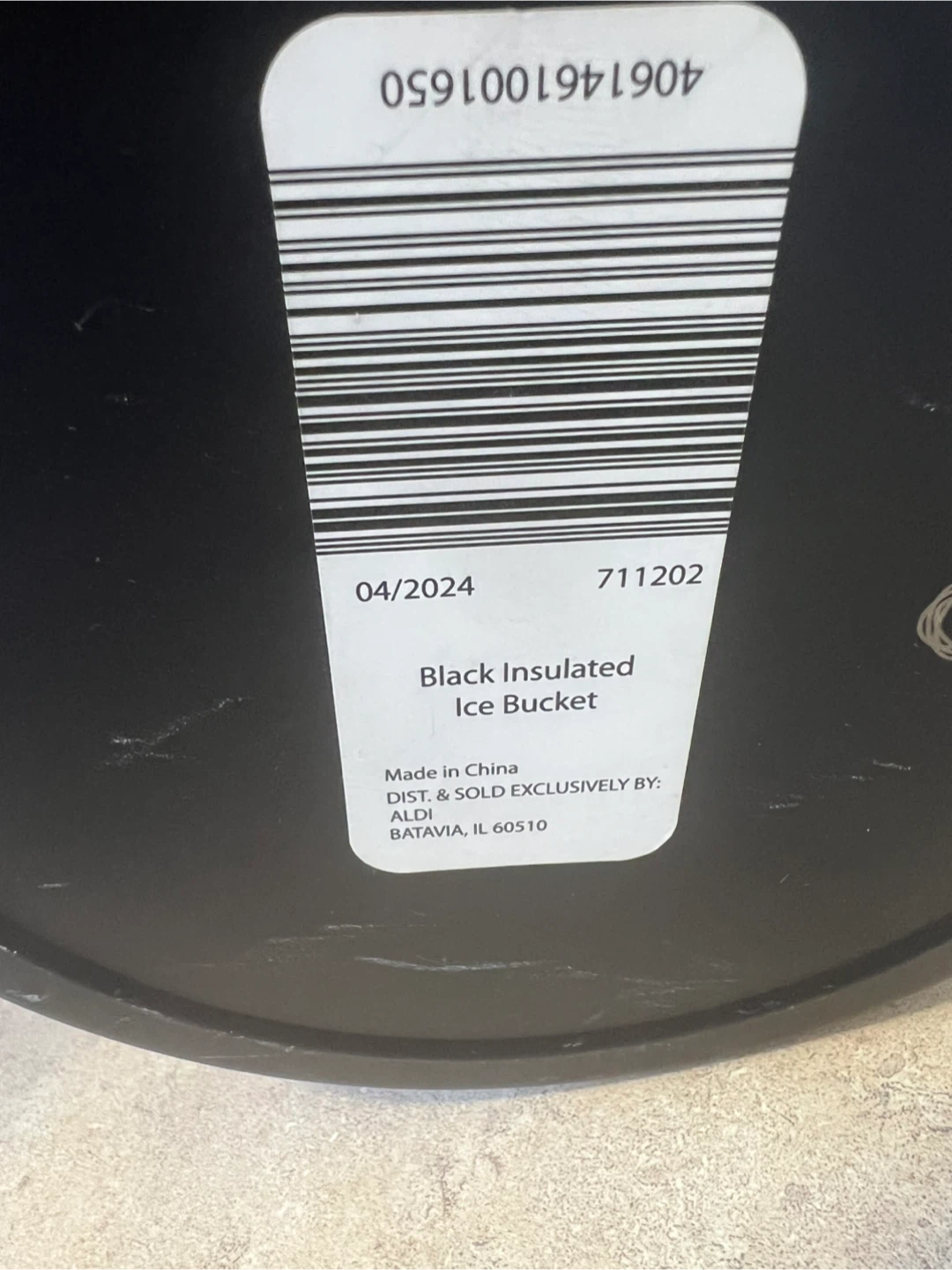 Aldi Black Insulated Ice Bucket - photo 4
