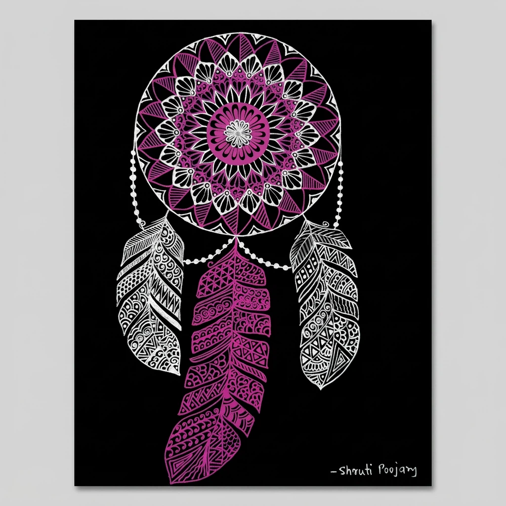 Shruti Poojary Dreamcatcher Art Print