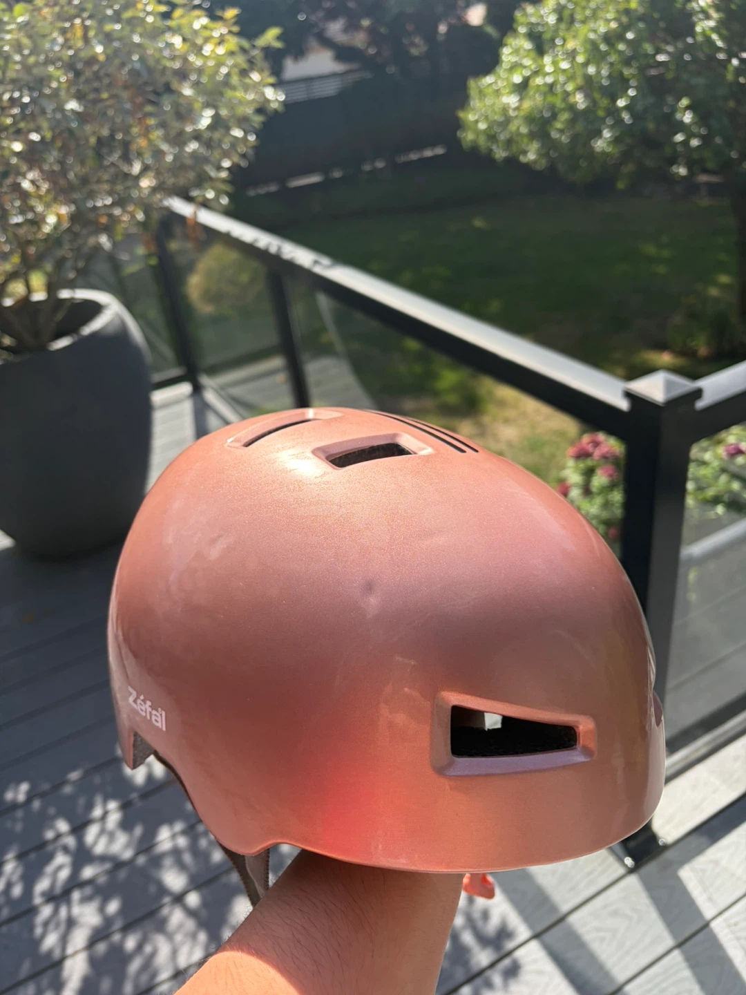 Zefal Rose Gold Cycling Helmet