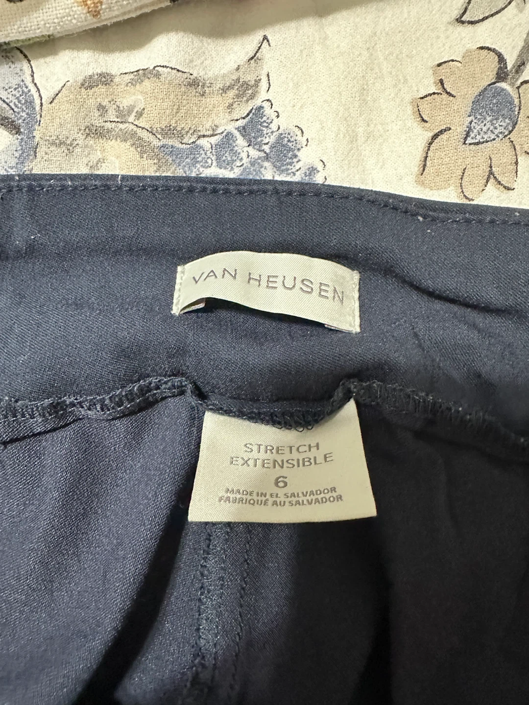 Two pairs of Van Heusen stretch pants size 6