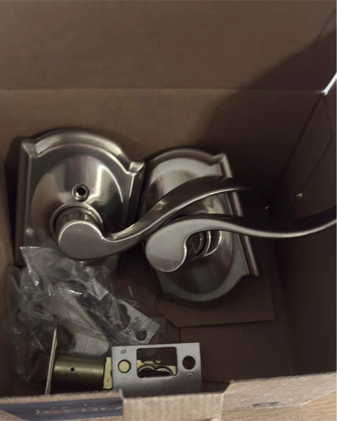 Schlage Satin Nickel Lever Handleset - photo 3