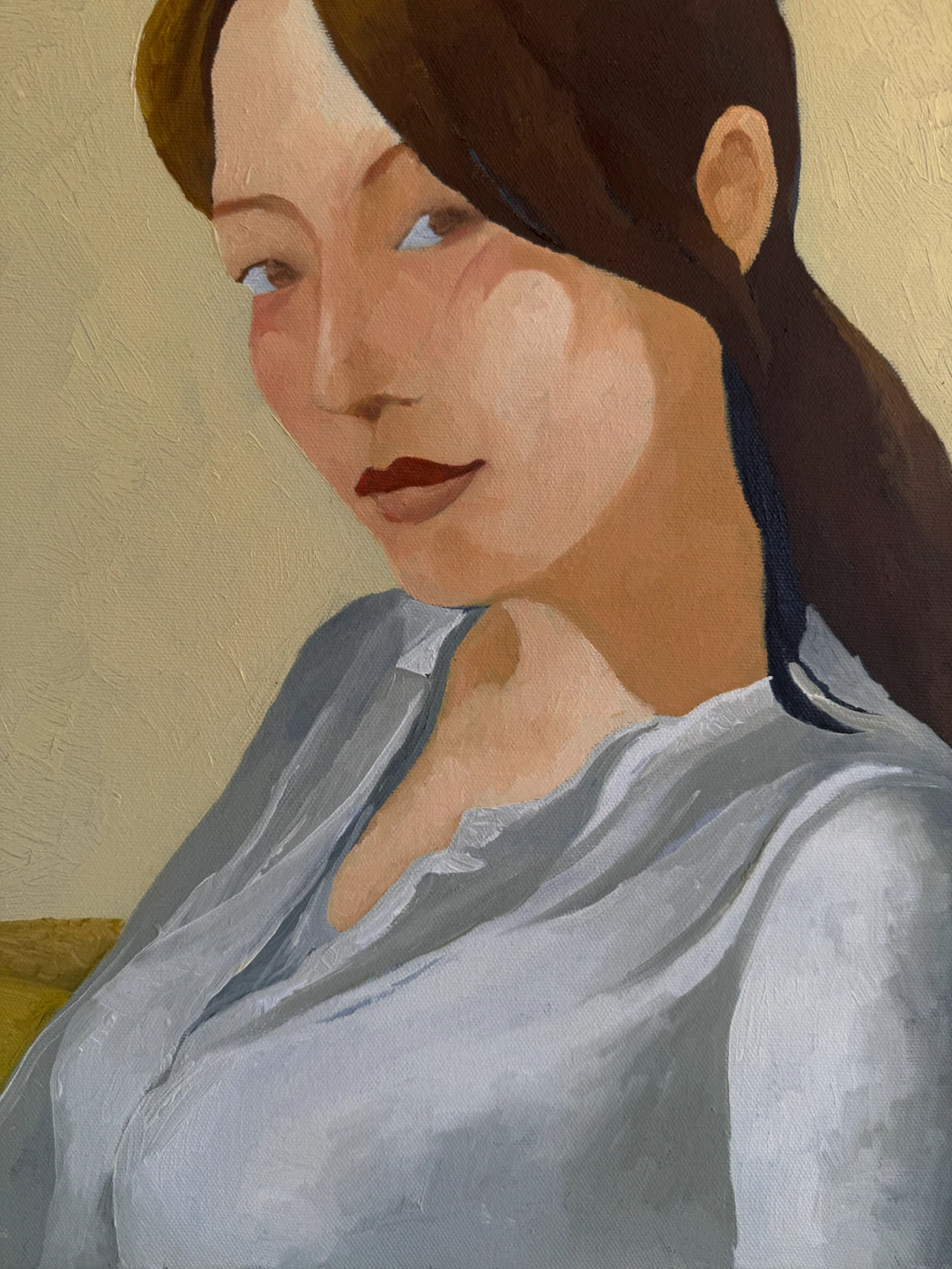 Soft Neutral Woman Portrait Wall Art 16x20 - photo 3