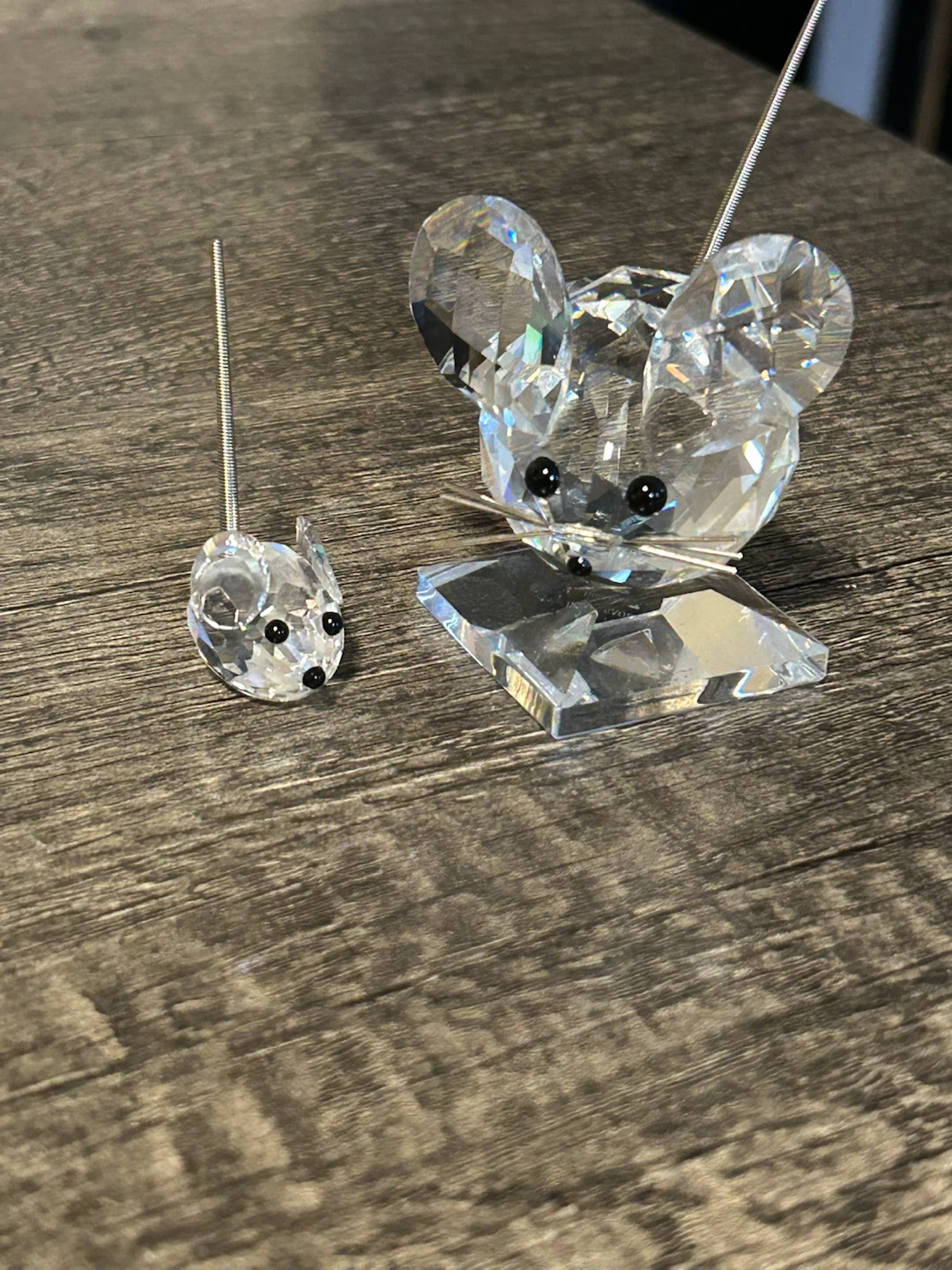 Swarovski Crystal Mouse Figures