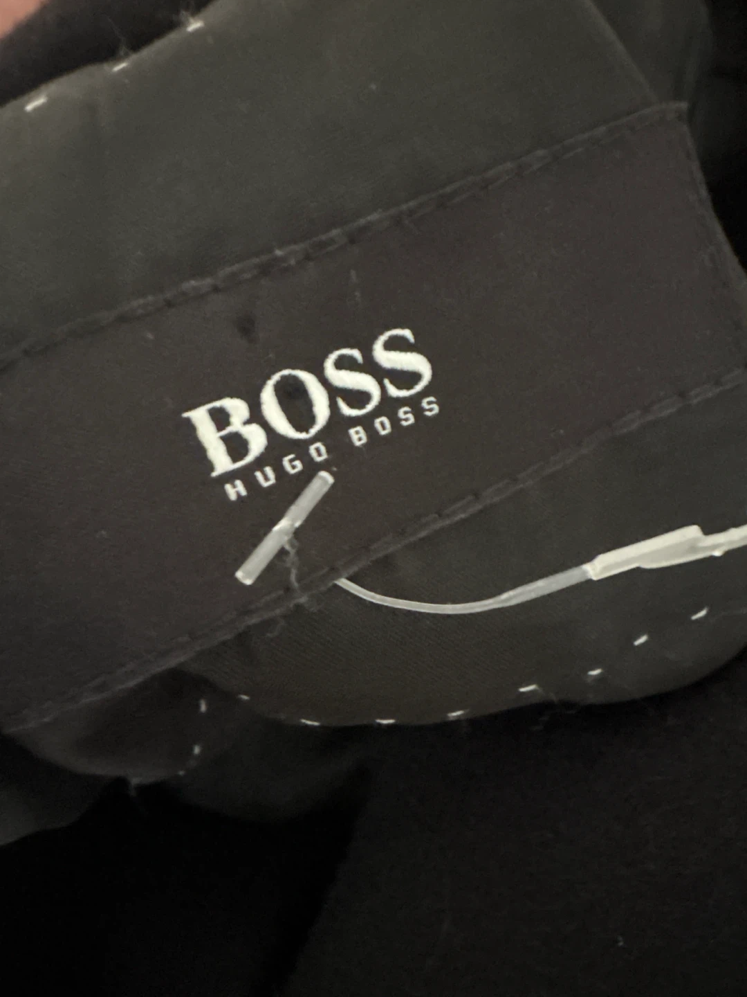 HUGO BOSS Black Wool-Blend Coat - photo 2