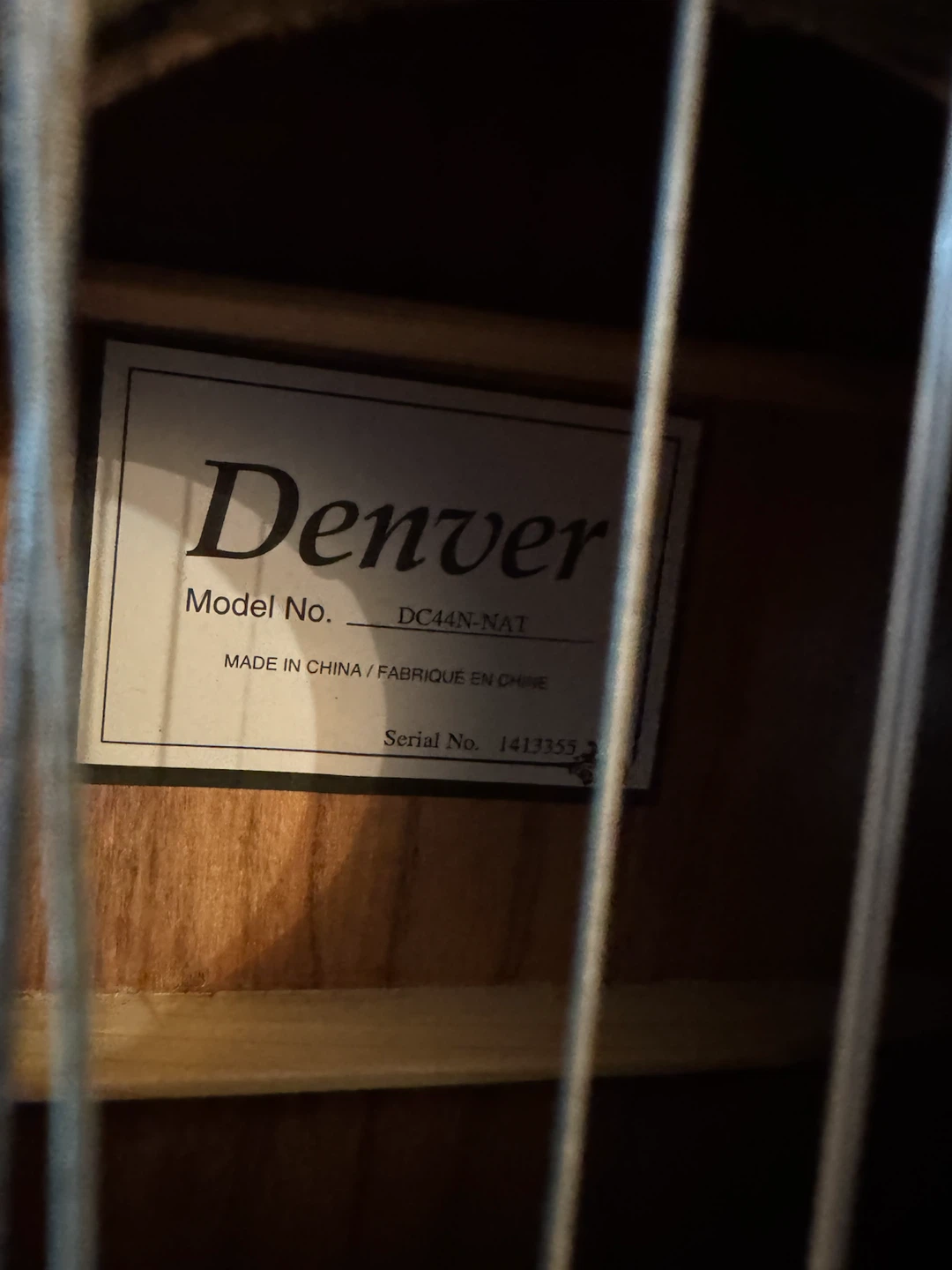 Denver DC44N-NAT Classical Guitar - photo 3