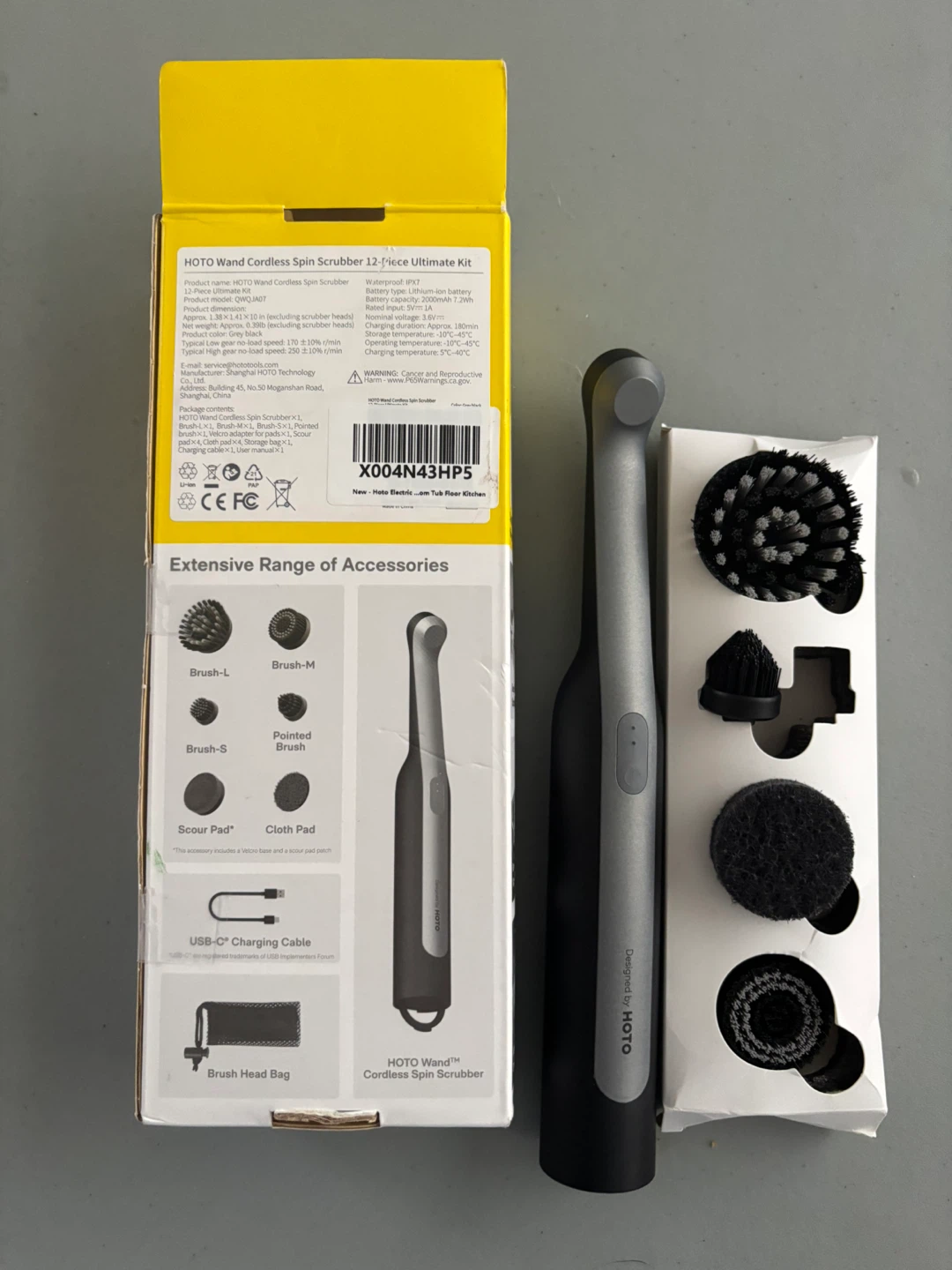 HOTO Rechargeable Scrubber