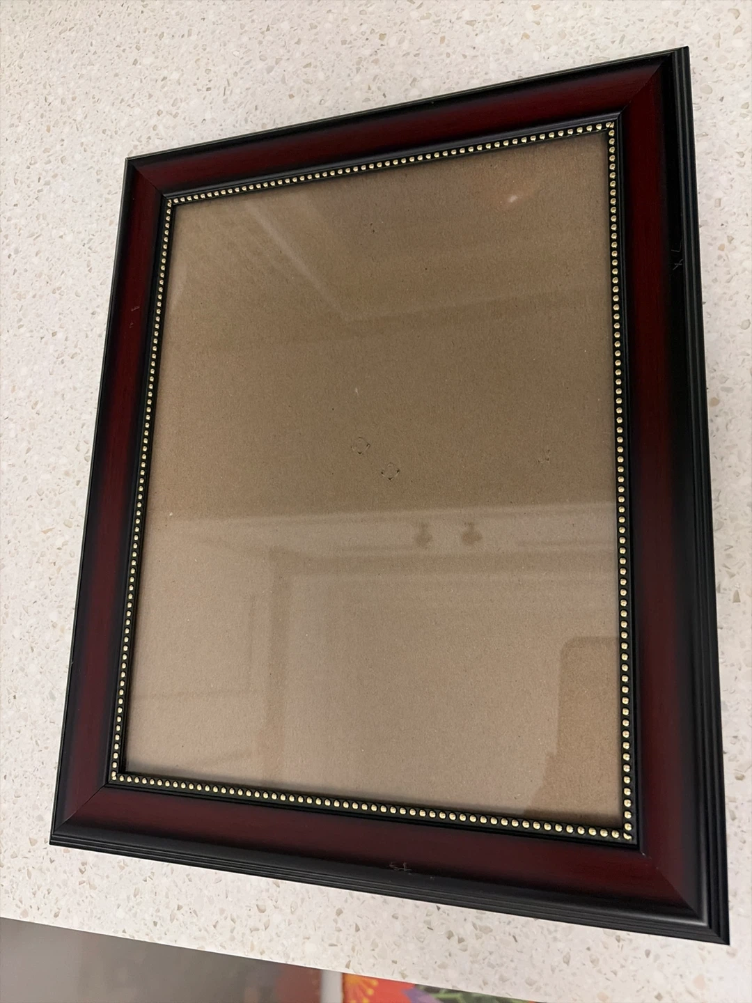 Decorative dark wood picture frame - photo 3