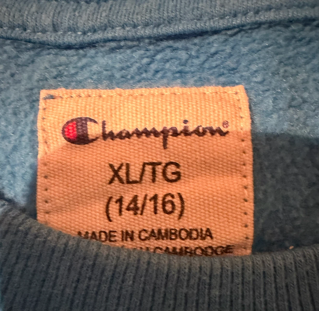 Champion Blue Sweatshirt XL/TG (14/16) - photo 3