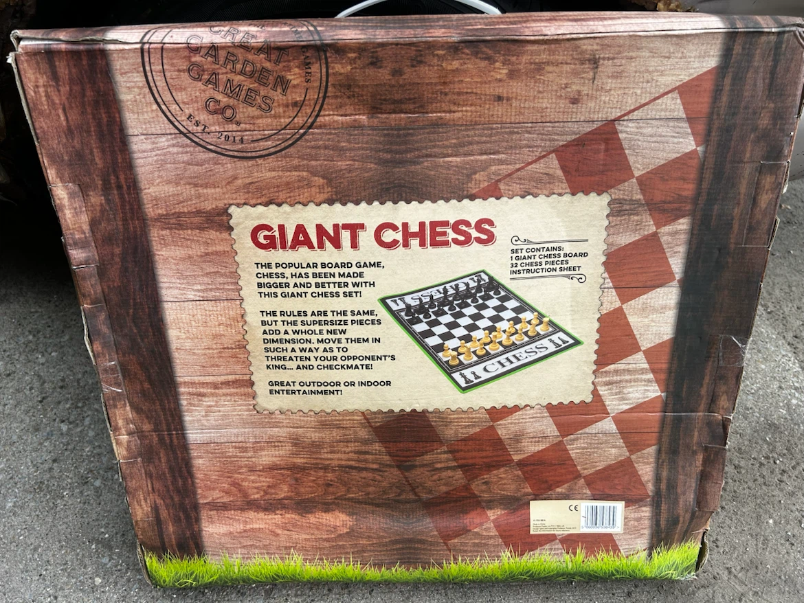 Great Garden Games Co. Giant Chess Set - photo 2