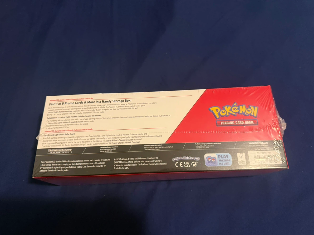 Pokemon TCG Scarlet & Violet Prismatic Evolutions Box - photo 3