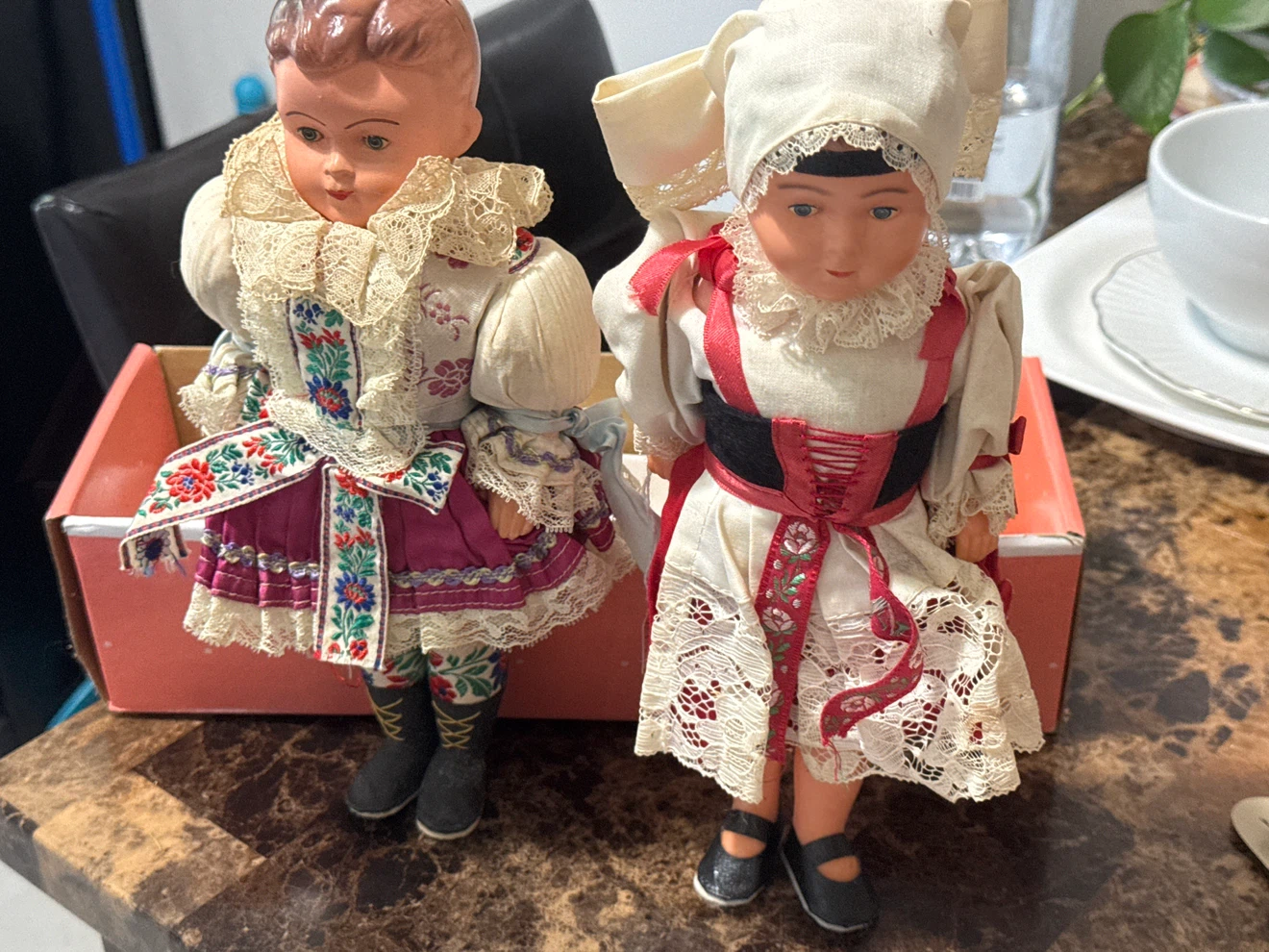 2 male female Polish Bradley's Original Collectible Dolls - photo 3