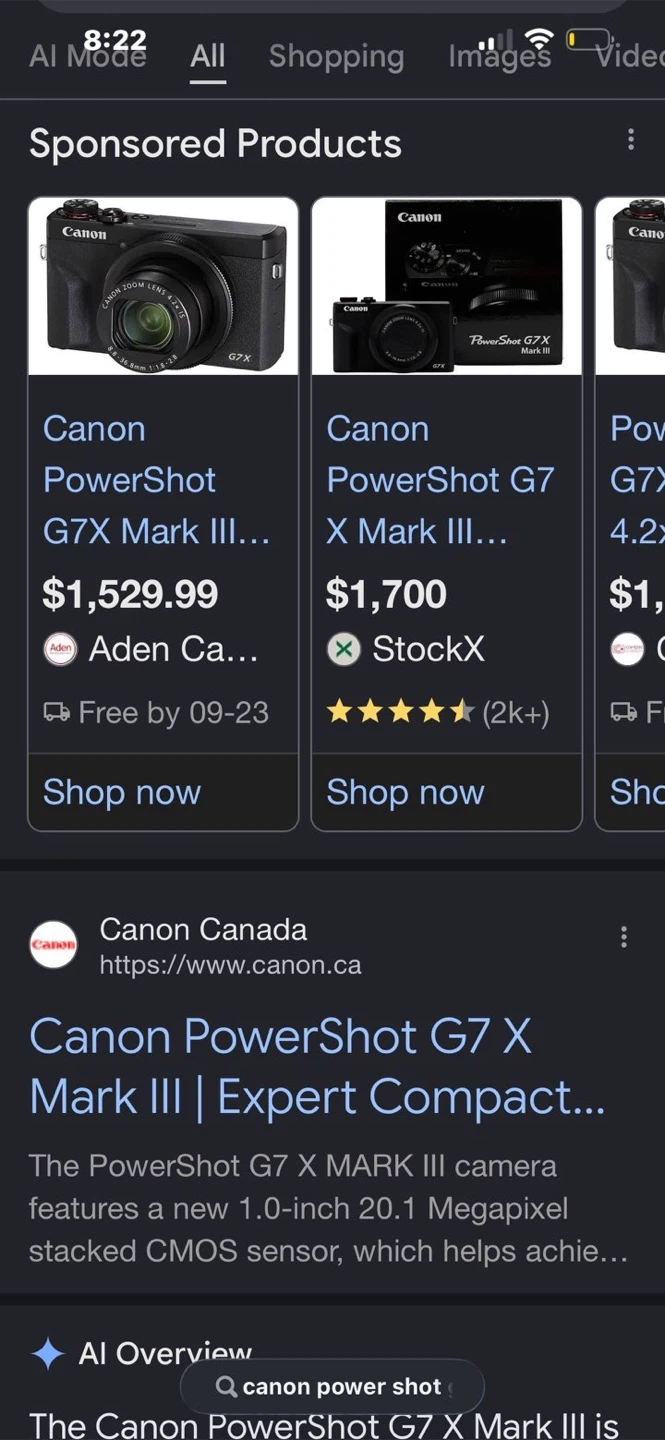 Canon PowerShot G7 X Mark III - photo 3