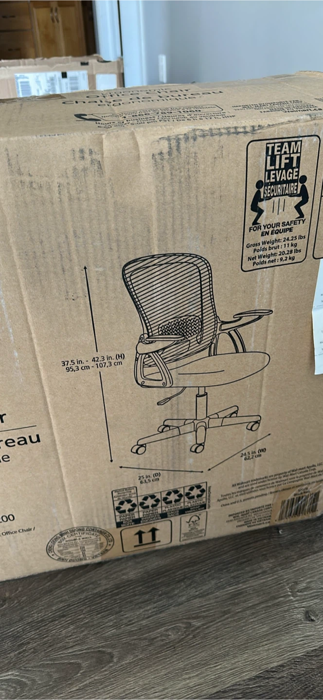 Mainstays Ergonomic Office Chair - photo 2