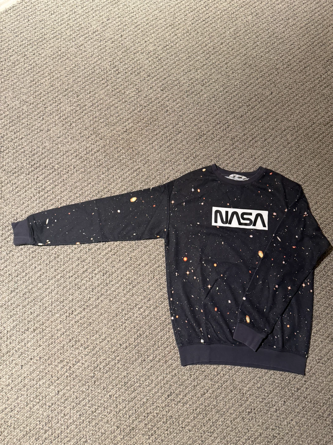 H&M NASA Galaxy Print Sweatshirt - photo 2