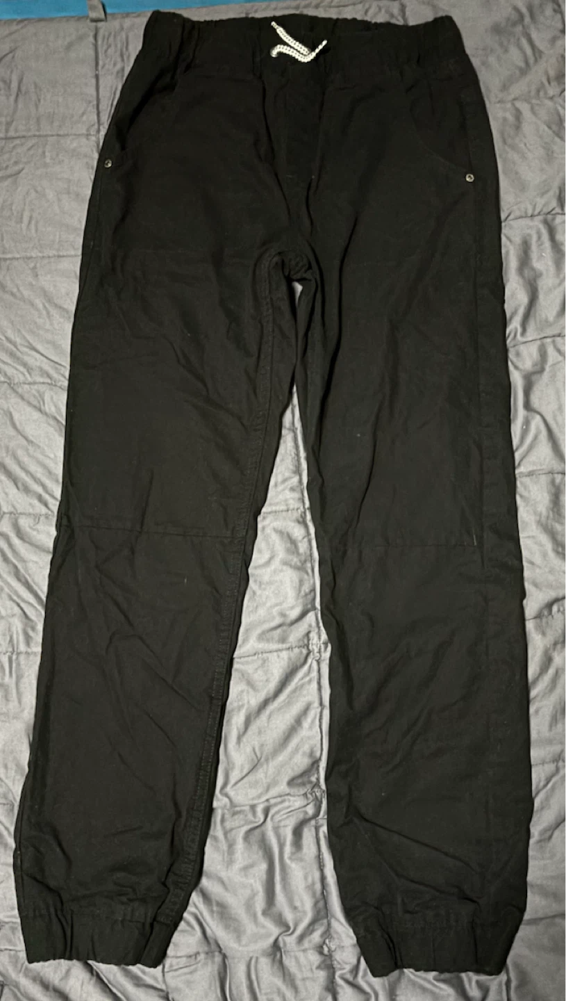 Black lined youth pants size 14-16