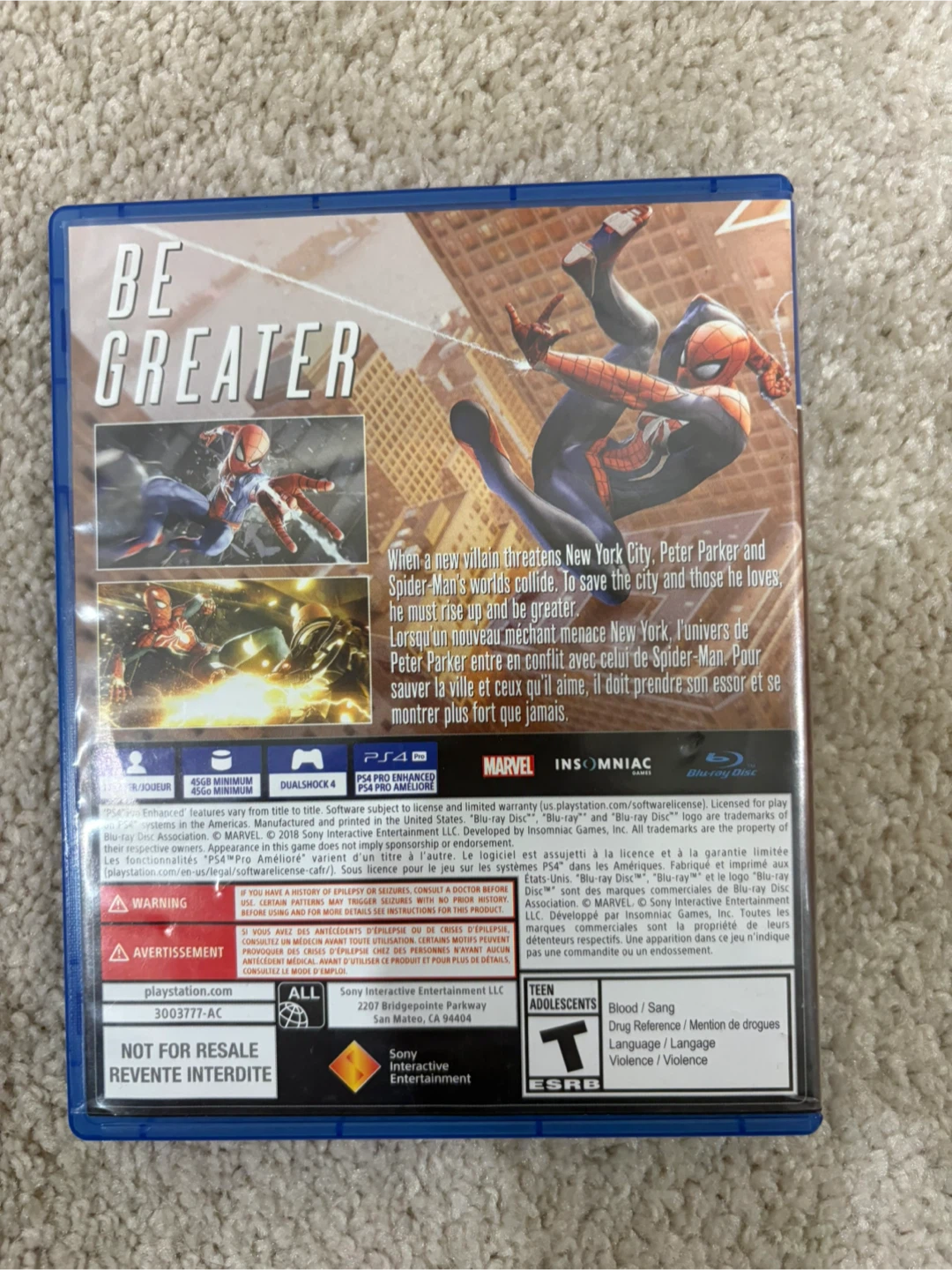 Marvel's Spider-Man for PS4 - photo 2