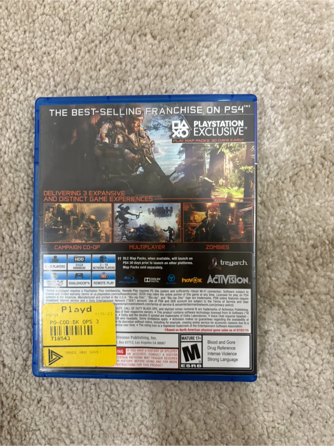 Call of Duty Black Ops III for PS4 - photo 2