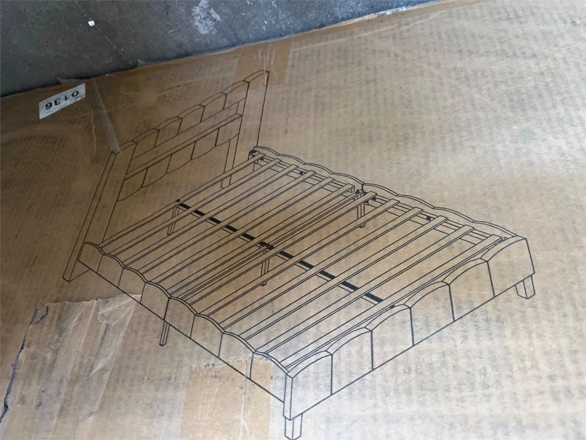 Queen Fenwick Velvet Bed Frame - photo 4