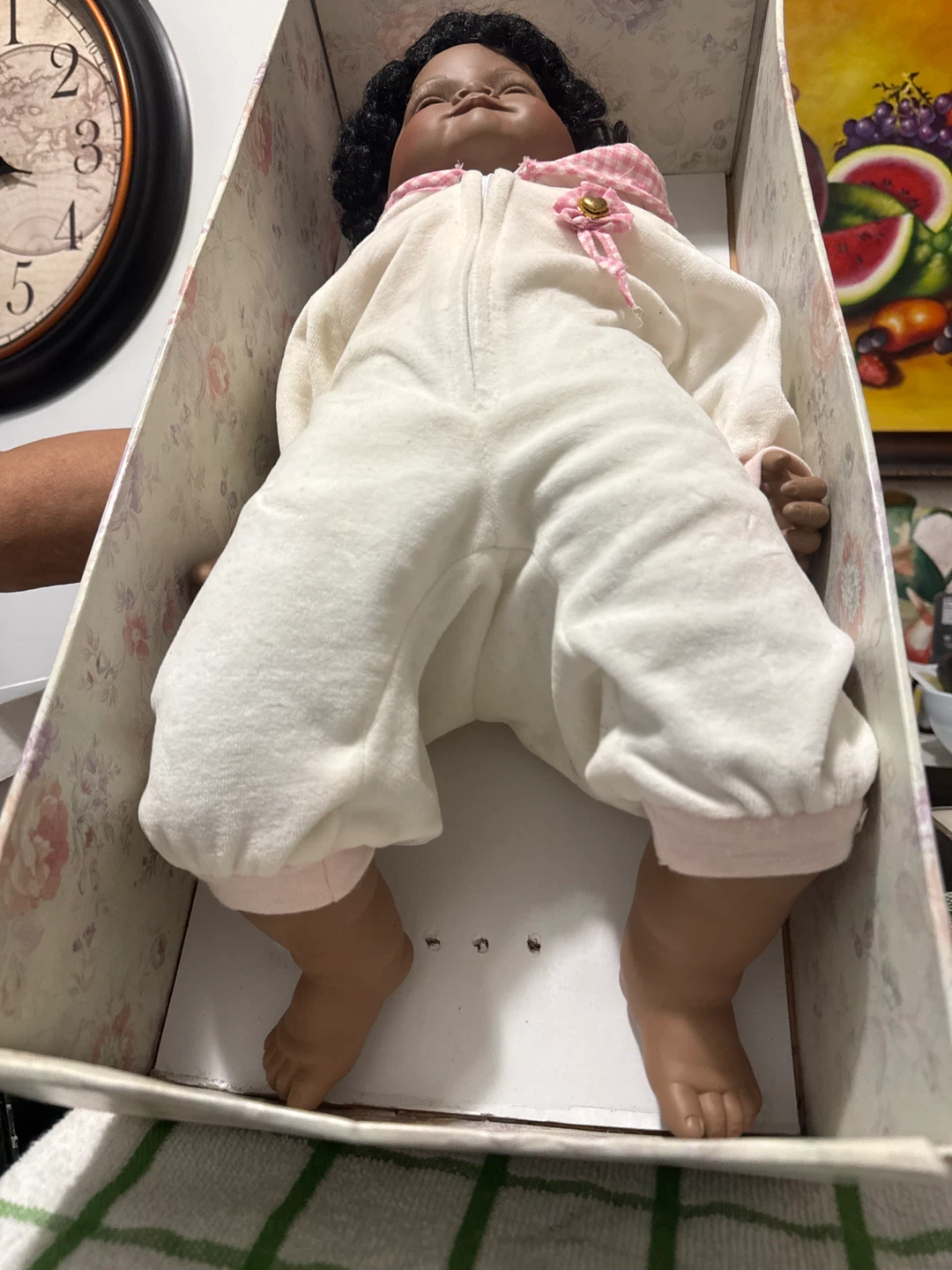 Collectible Porcelain Doll in Original Box - photo 2