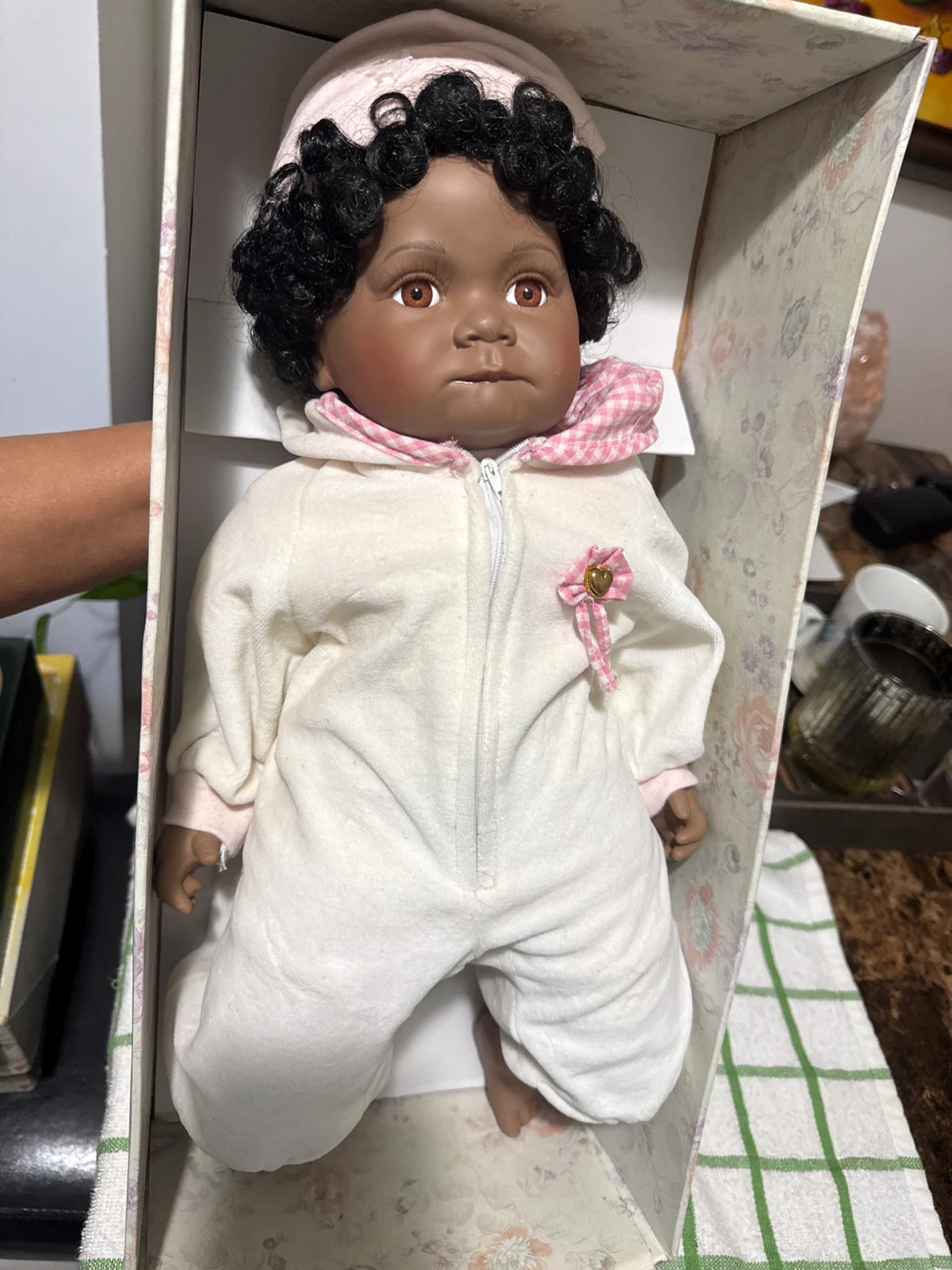 Collectible Porcelain Doll in Original Box - photo 3