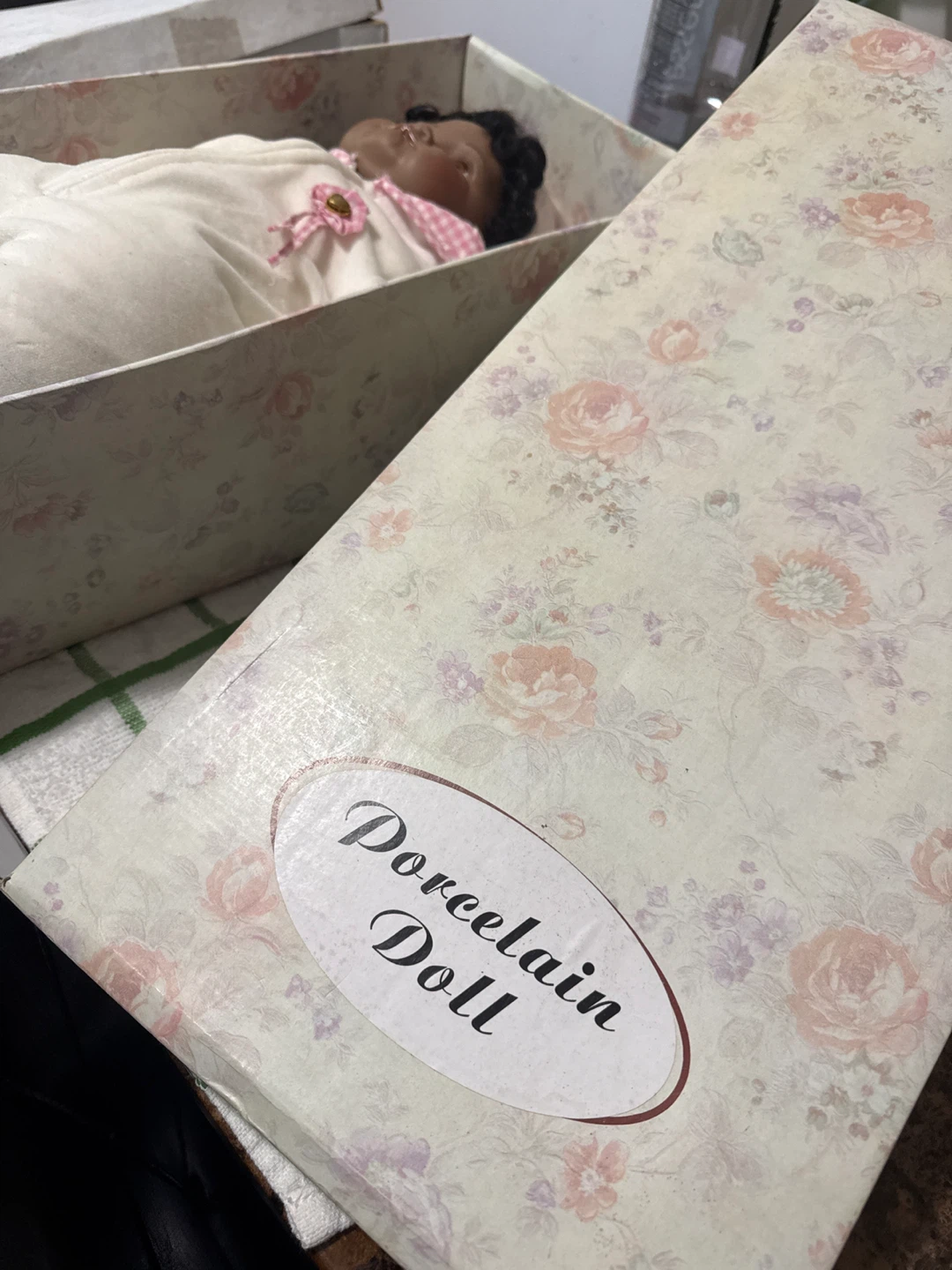 Collectible Porcelain Doll in Original Box - photo 4