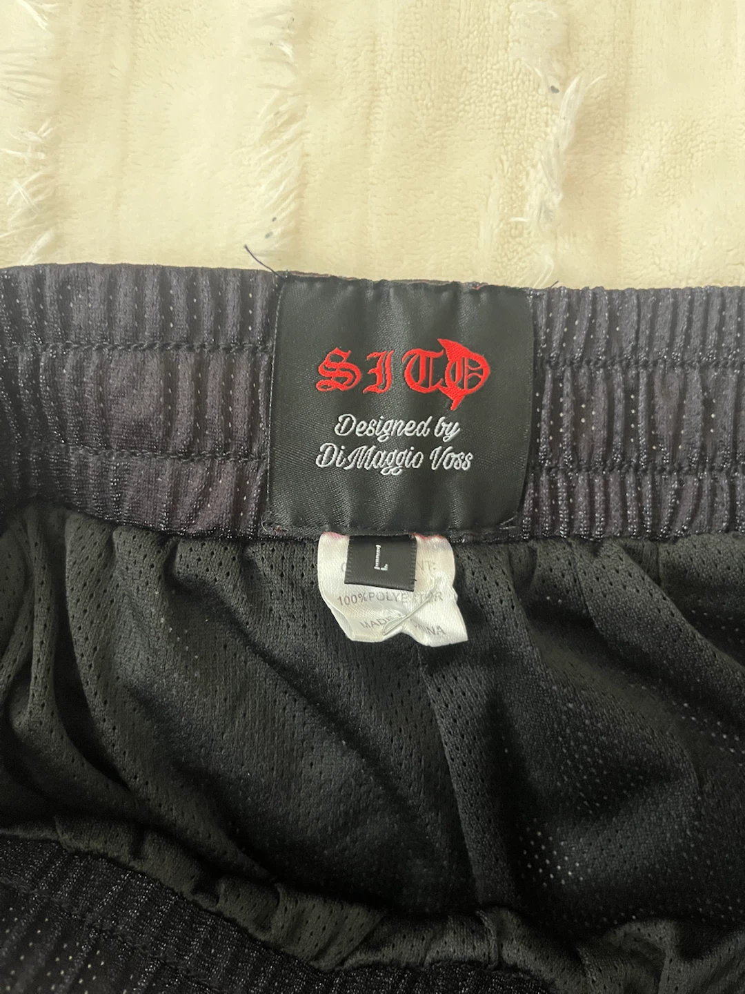 SITO DiMaggio Voss Mesh Shorts Black Size Large - photo 3
