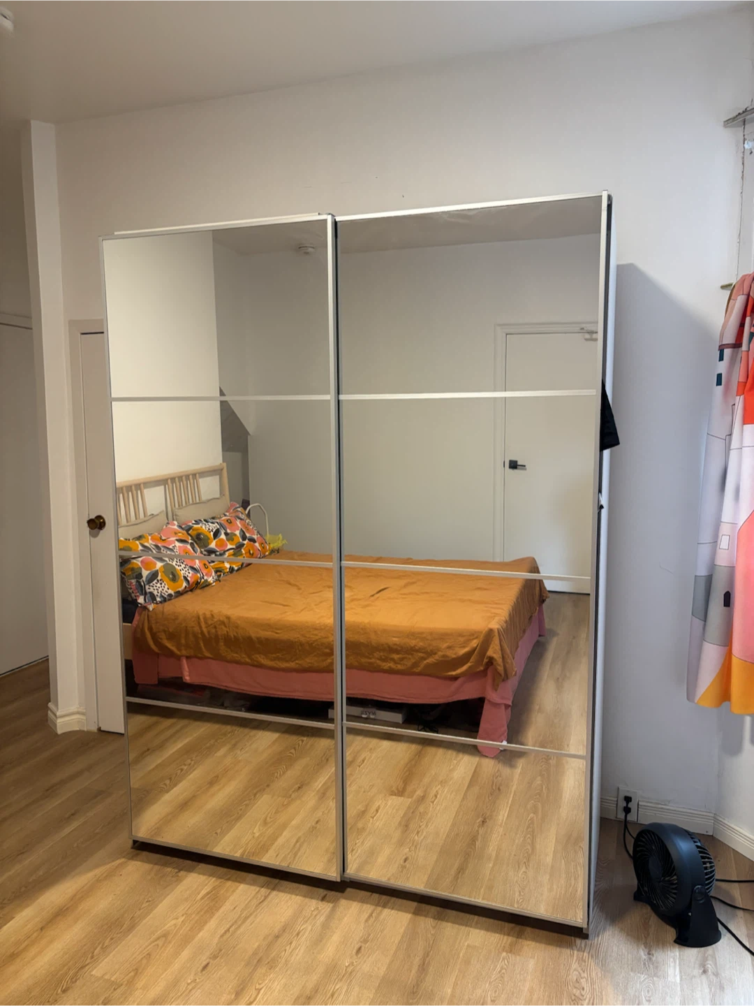 IKEA PAX / AULI Wardrobe with Mirror Sliding Doors - photo 2