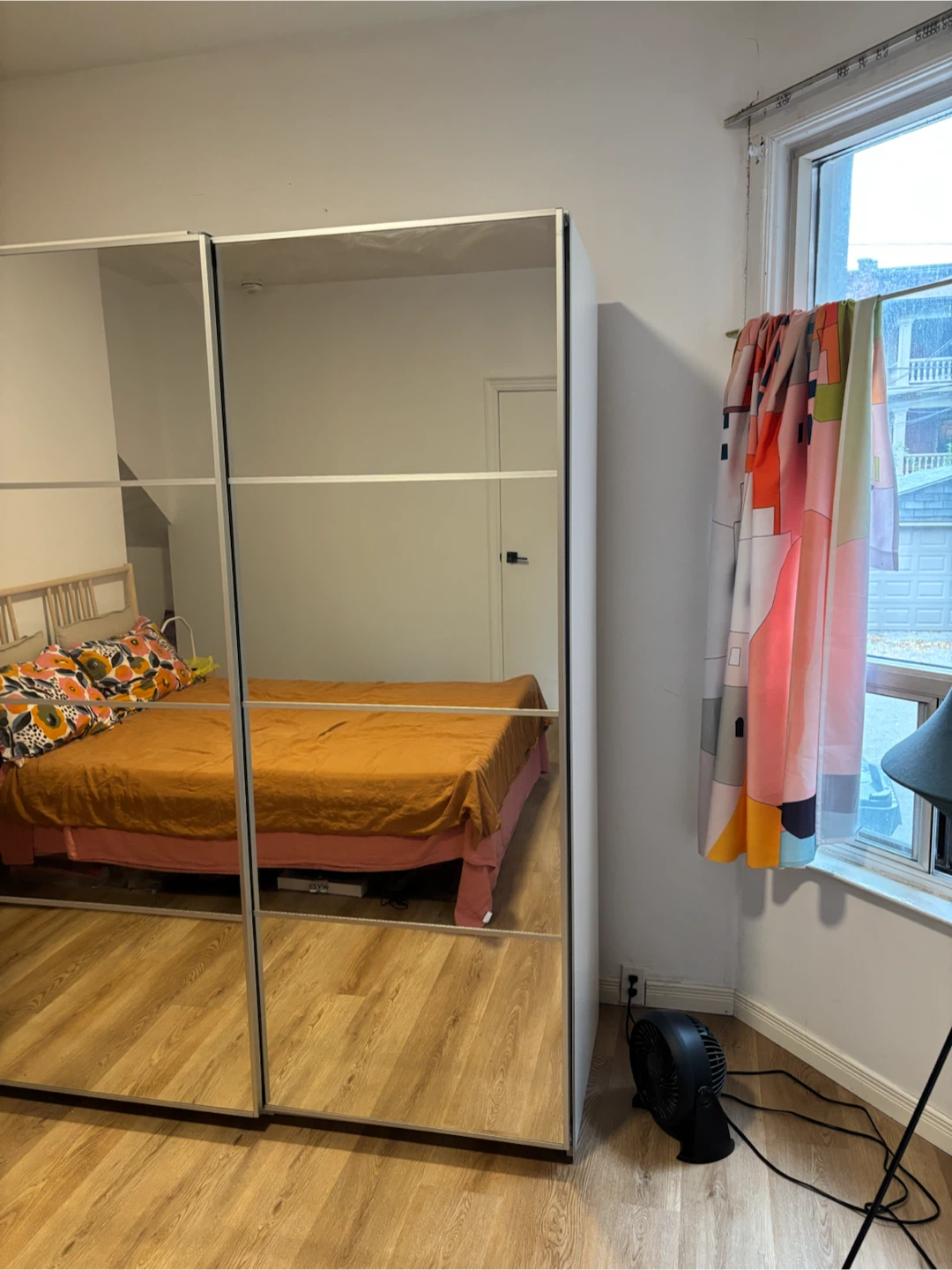 IKEA PAX / AULI Wardrobe with Mirror Sliding Doors - photo 3