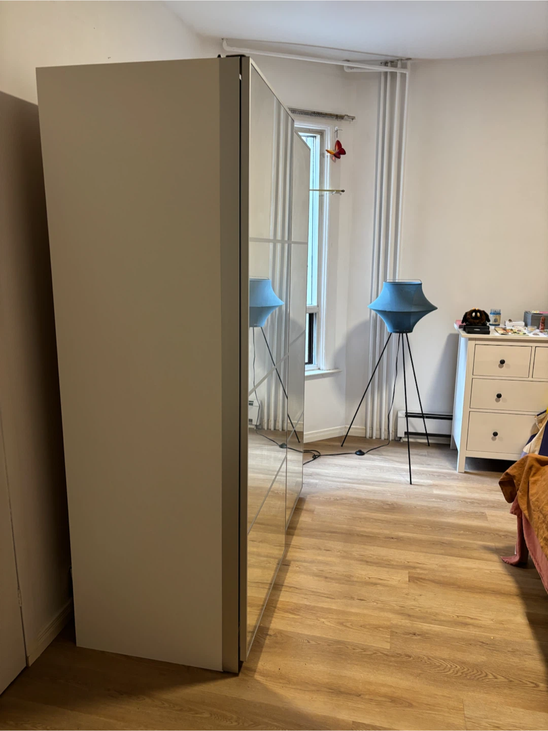 IKEA PAX / AULI Wardrobe with Mirror Sliding Doors - photo 5