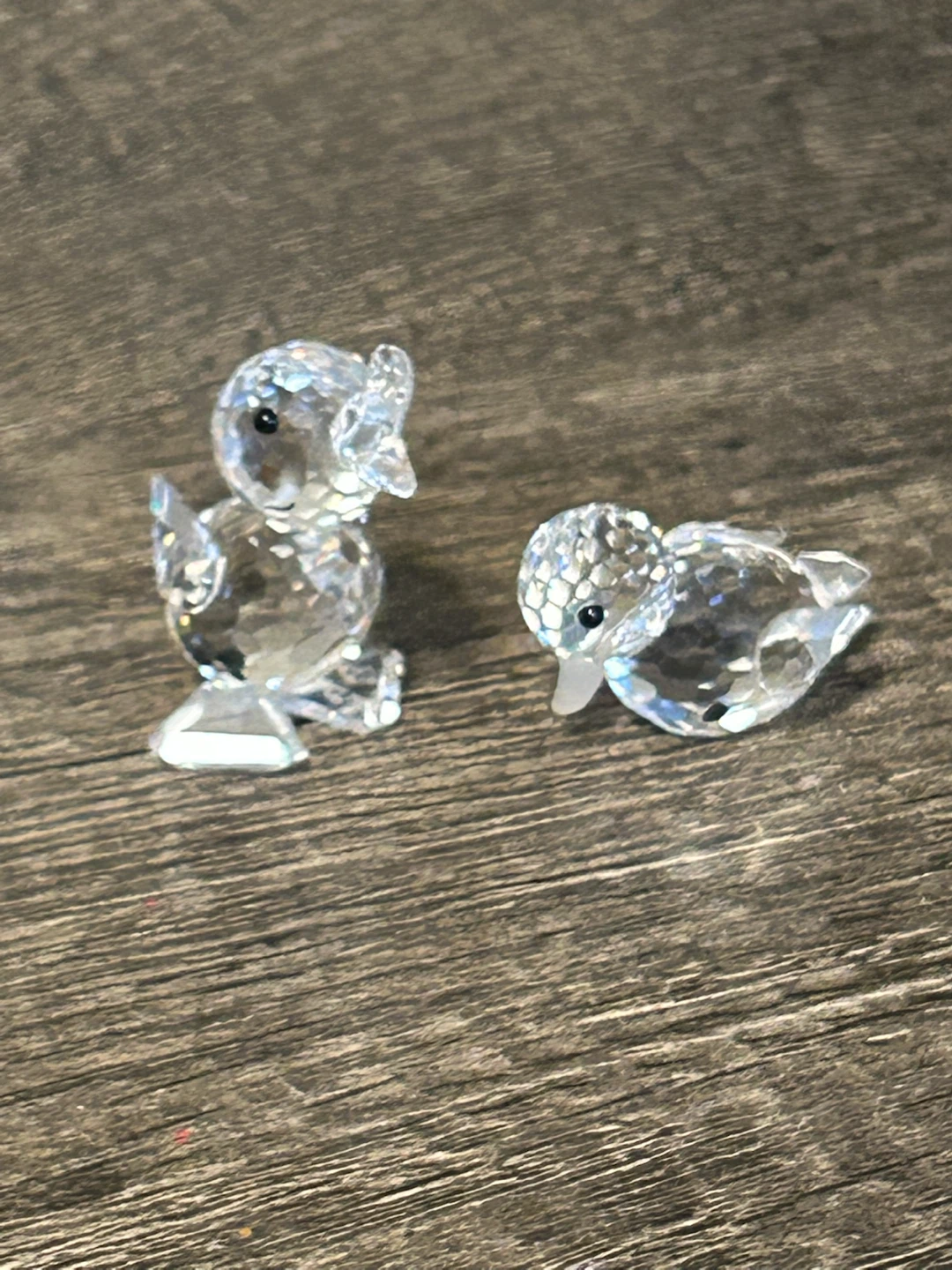 Swarovski Crystal Duck Figurines