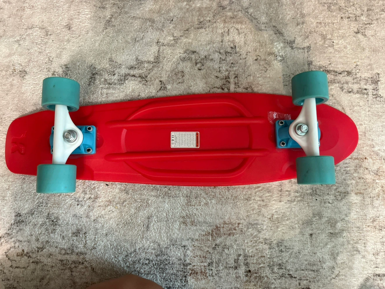 Rugged Racers Red Plastic Skateboard - photo 2