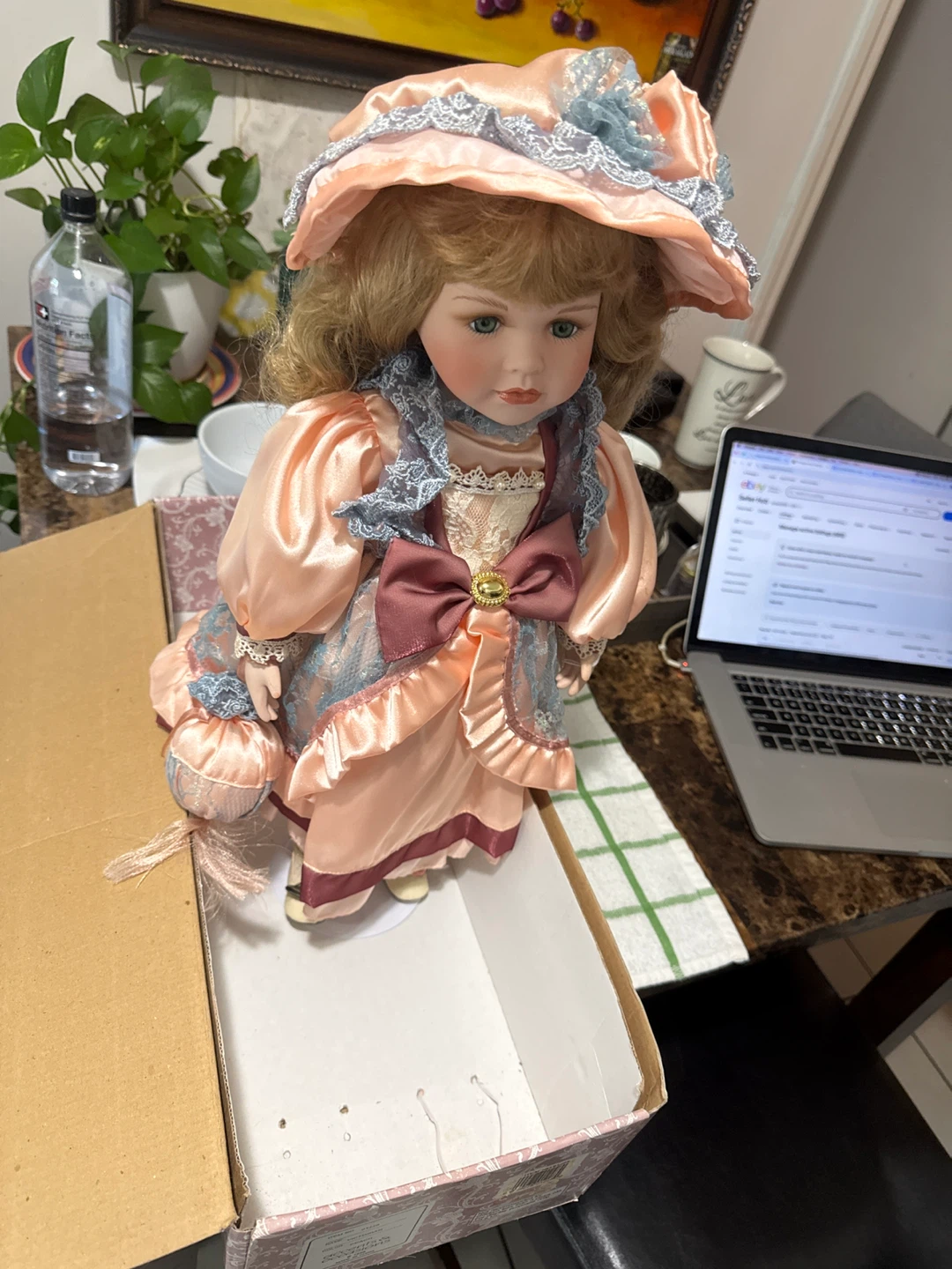 Accents & Occasions Victorian Collectible Porcelain Doll - photo 2