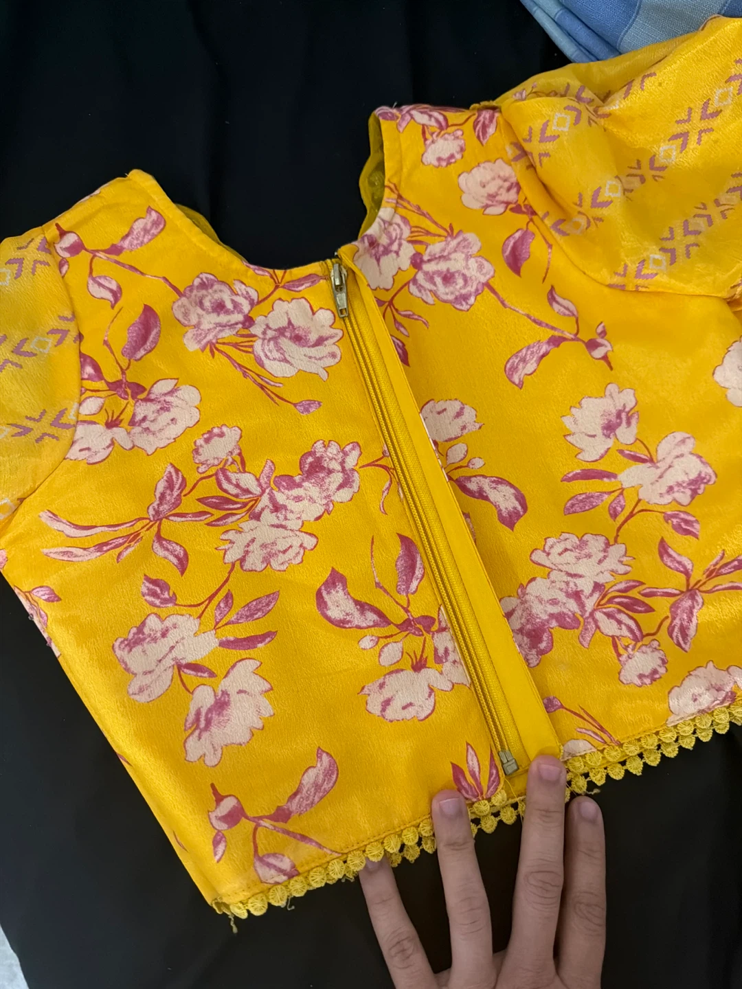 Yellow Floral Indian Ethnic Suit Set - photo 4