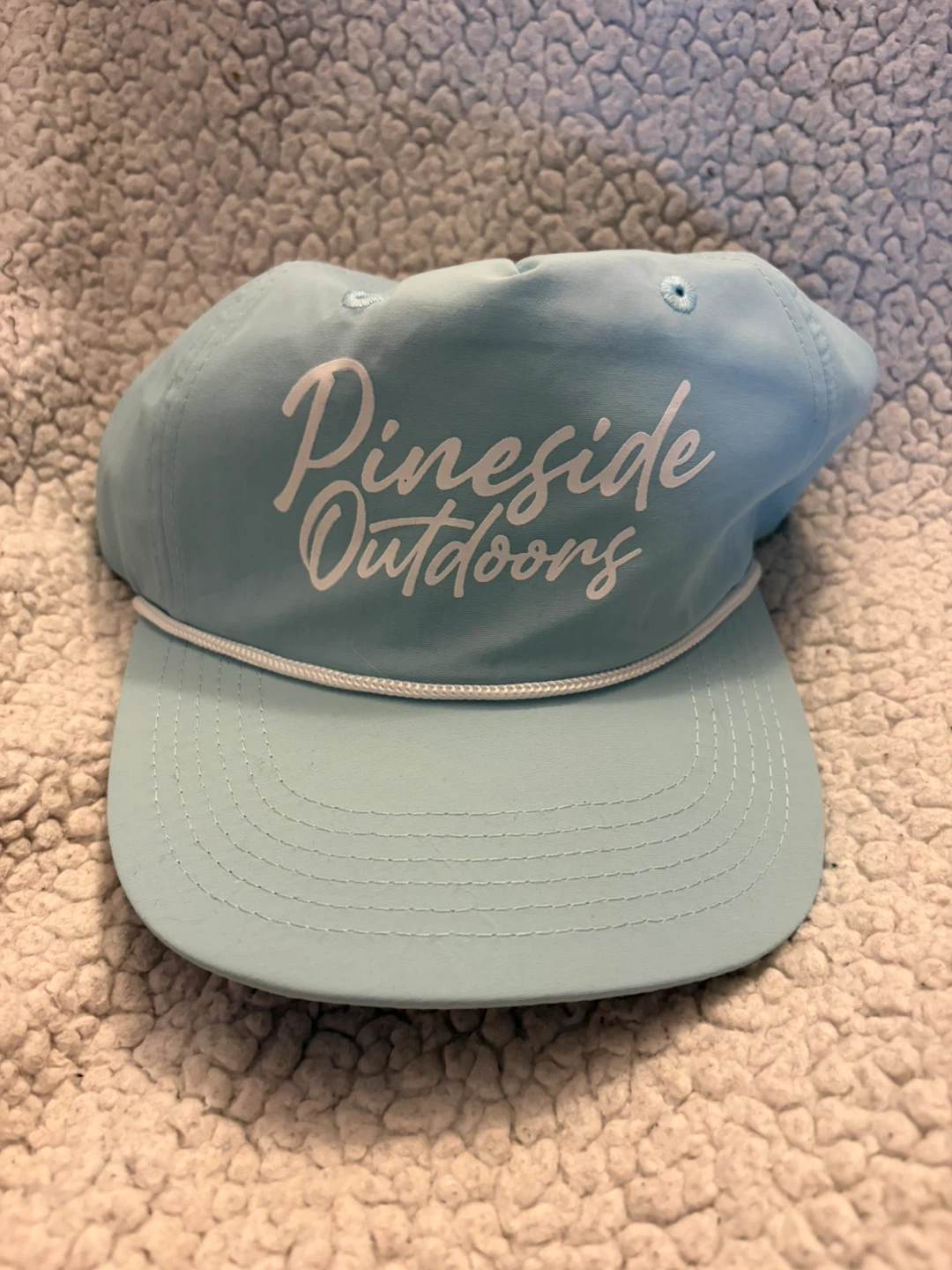 Pineside Outdoors Light Blue Snapback Hat