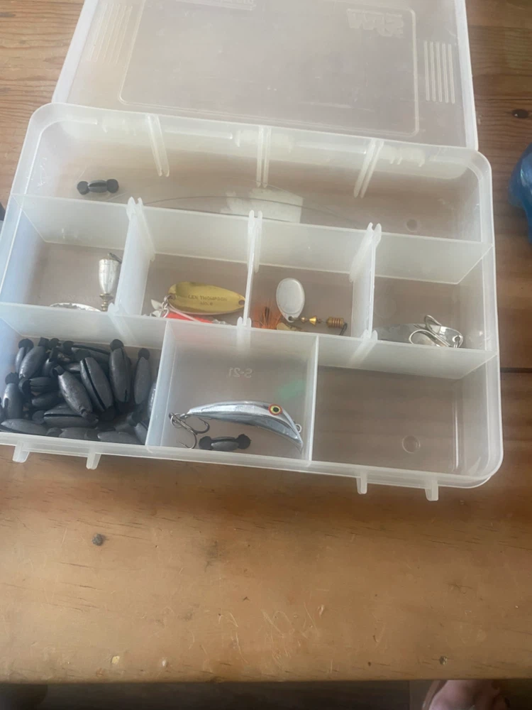 Assorted Fishing Tackle with Organizer Box - photo 2