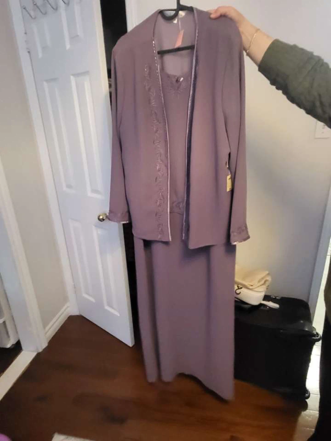 Vintage Two-Piece Dress and cover  Set