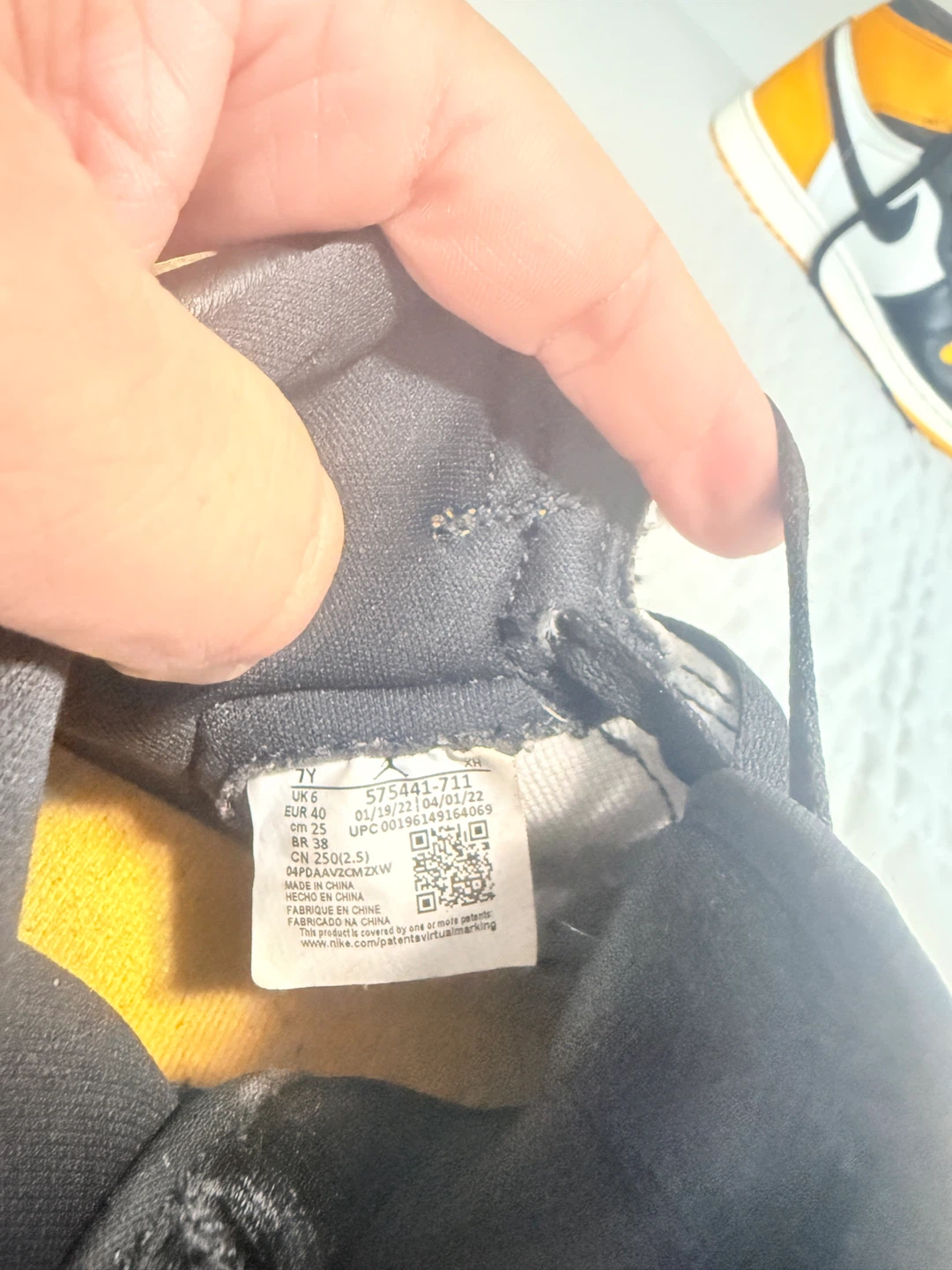 🔥 AIR JORDAN 1 RETRO HIGH OG “YELLOW TOE / TAXI” 🔥 - photo 4