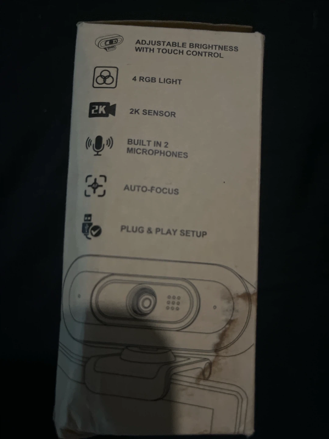 2K Streaming Webcam - $20 - photo 2