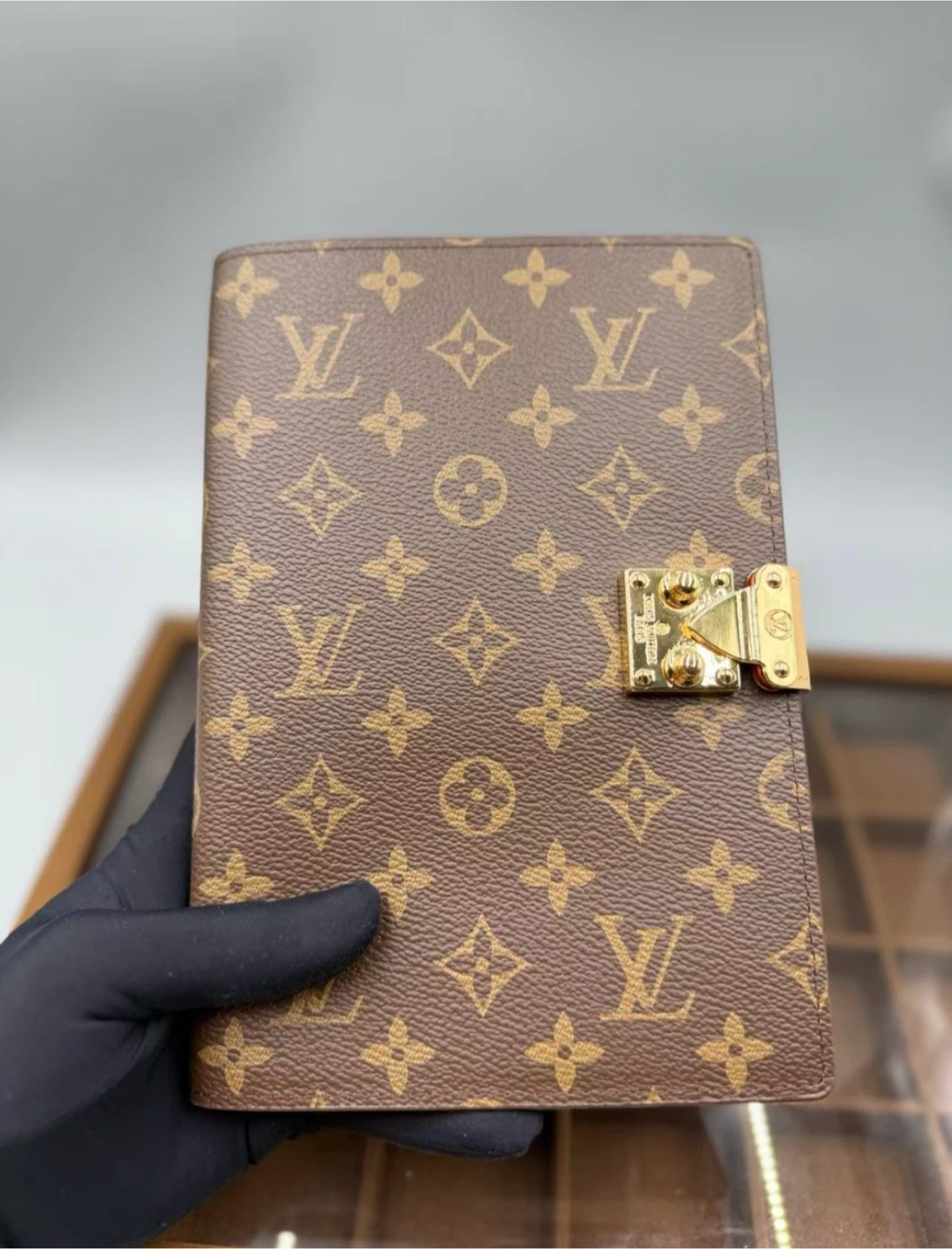 Louis Vuitton Monogram Notebook.