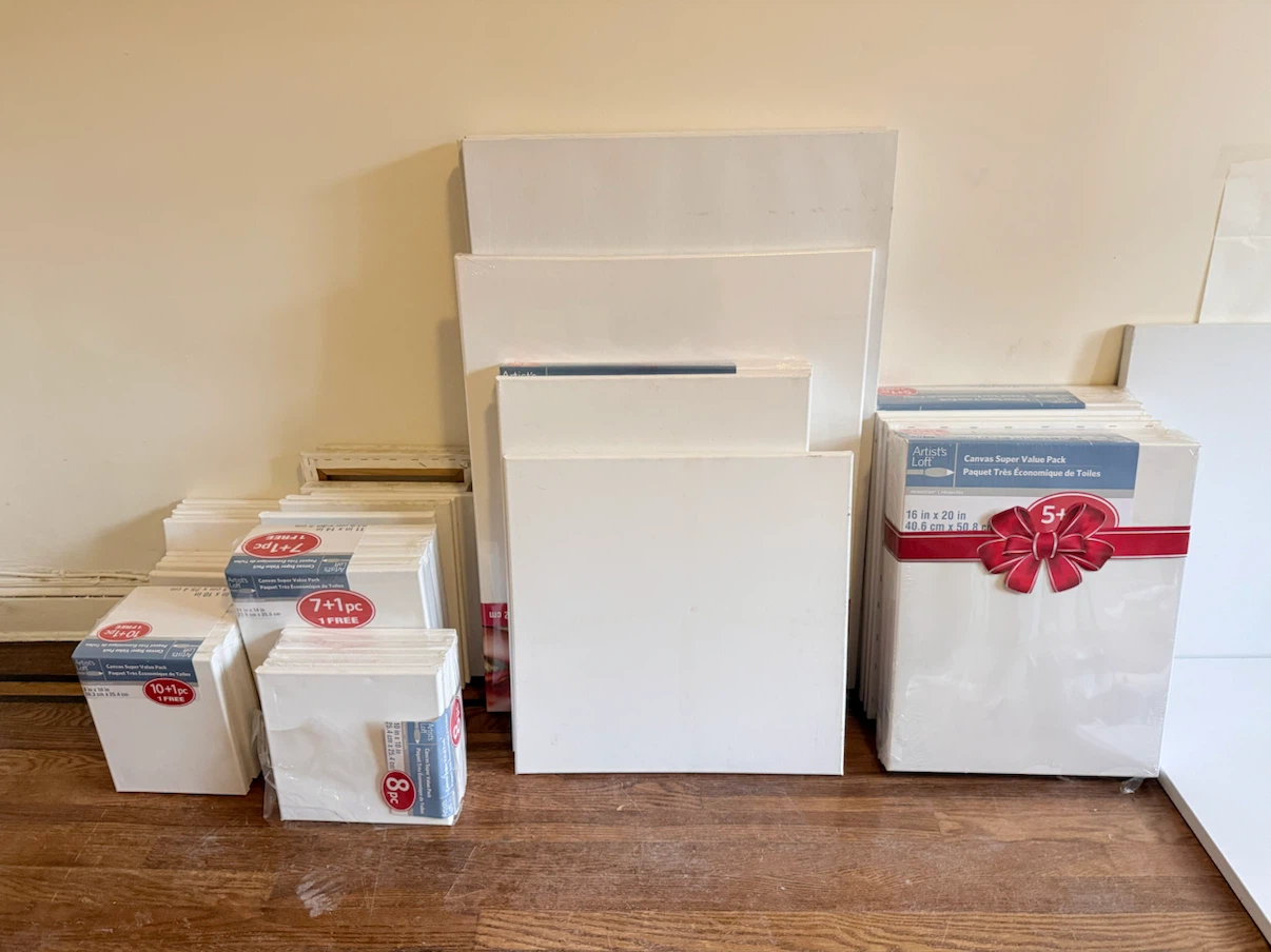New Blank Artist Canvases 8x10 – 15 Pieces - photo 2