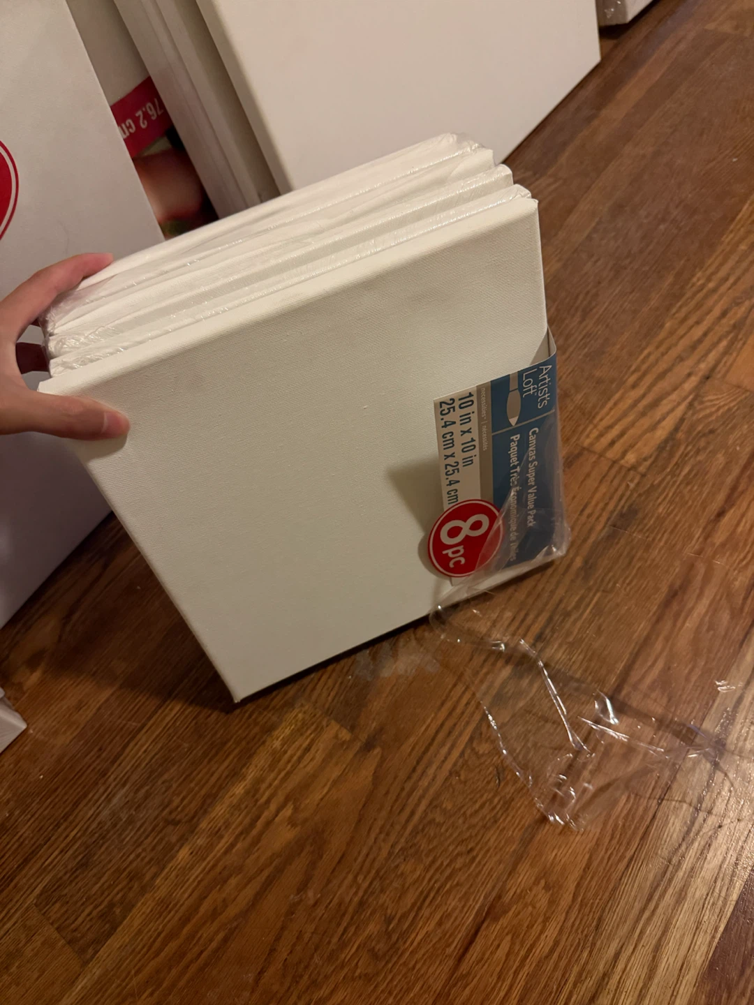 New Blank Artist Canvases 10x10 – 6 Pieces