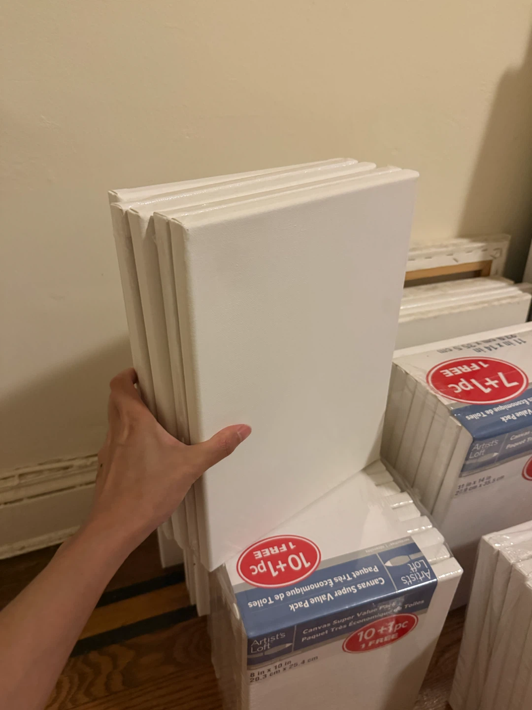 New Blank Artist Canvases 9x12 – 5 Pieces