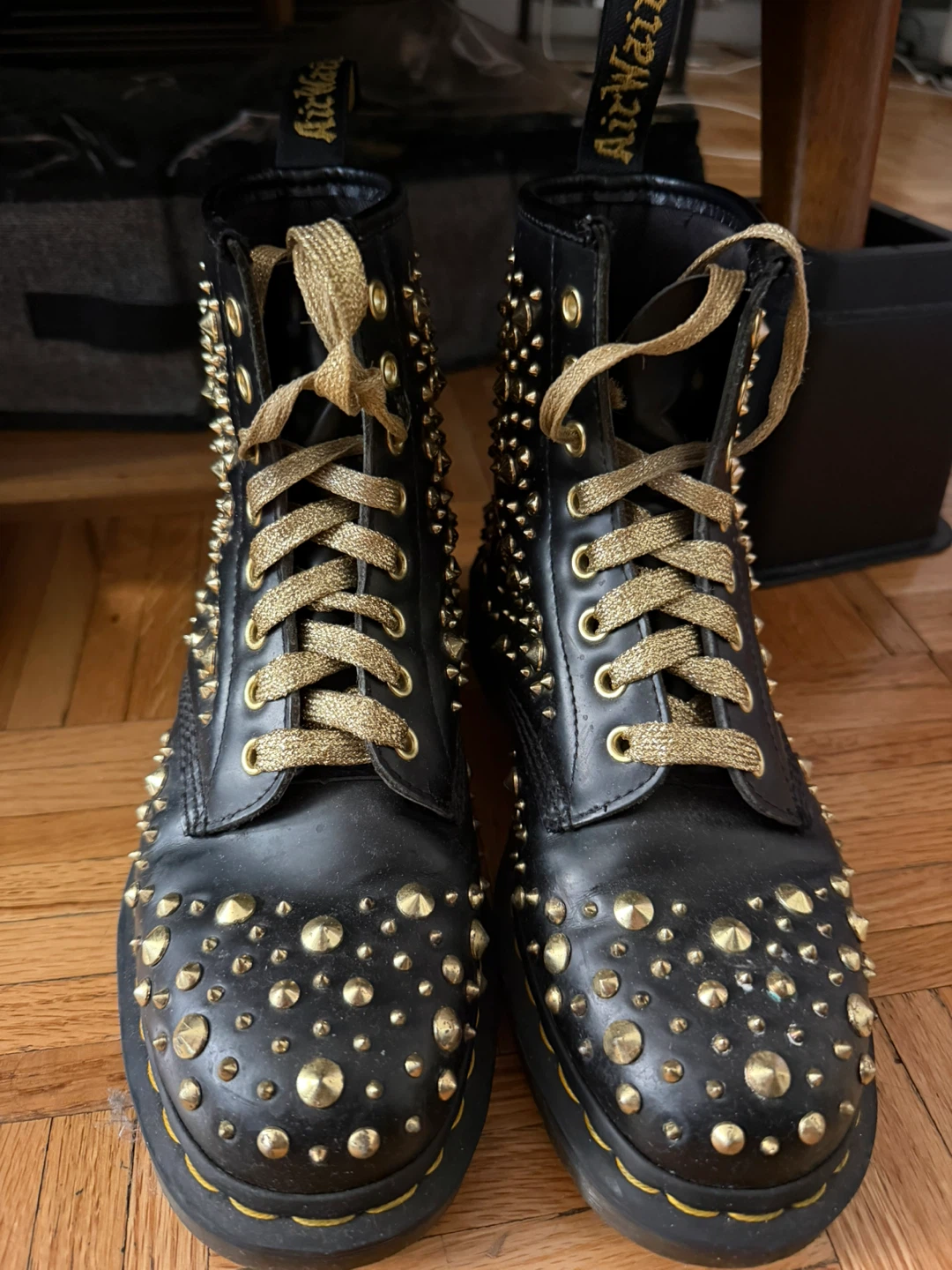 Dr. Martens Black Studded Boots