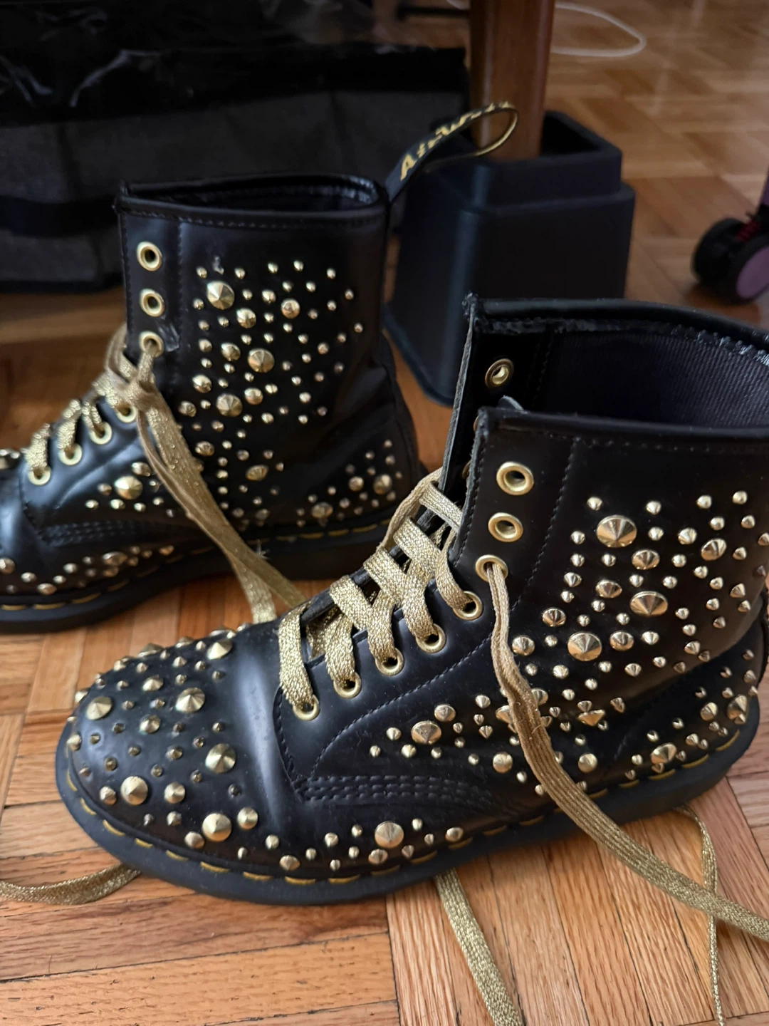 Dr. Martens Black Studded Boots - photo 2
