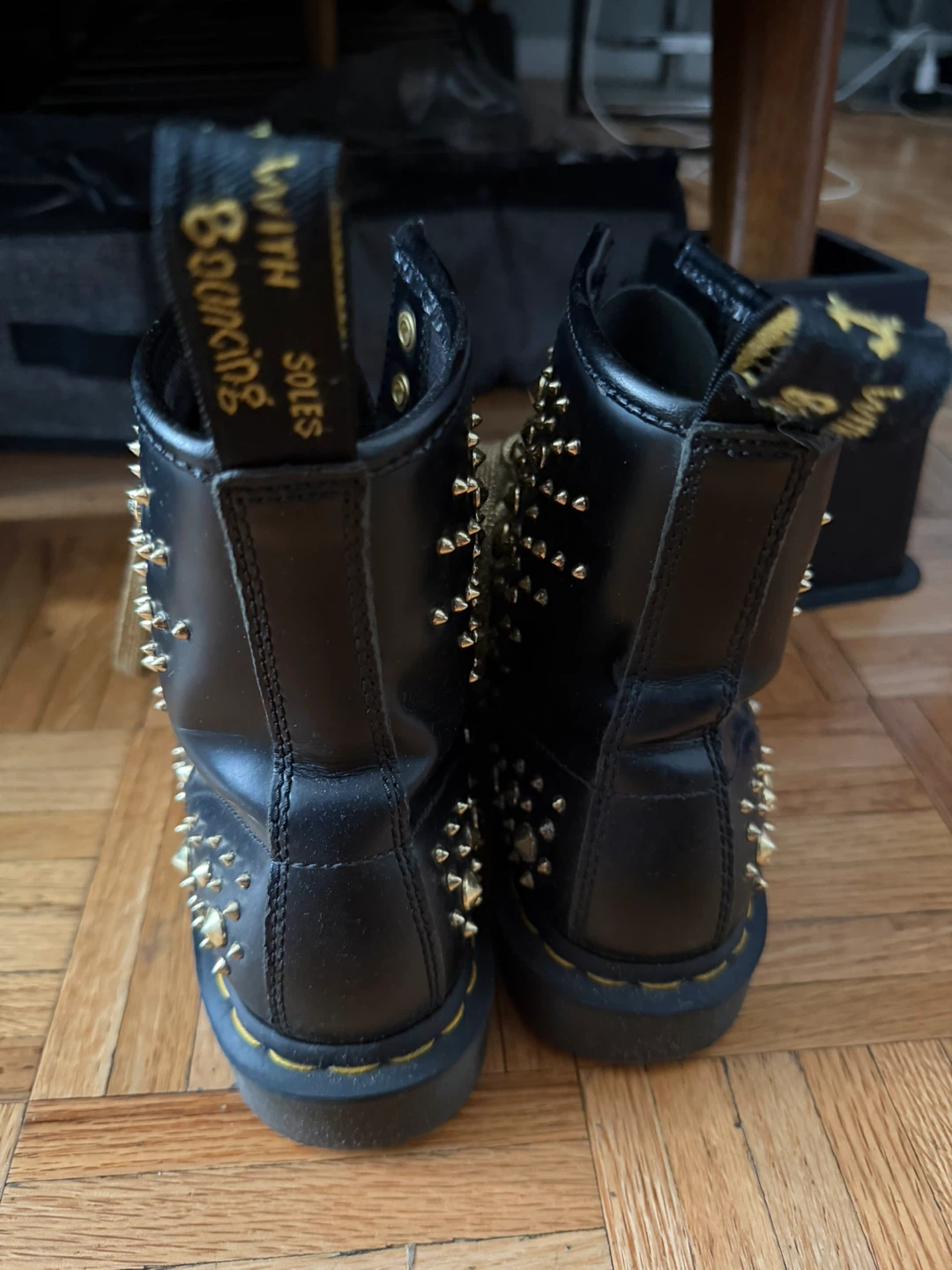 Dr. Martens Black Studded Boots - photo 3