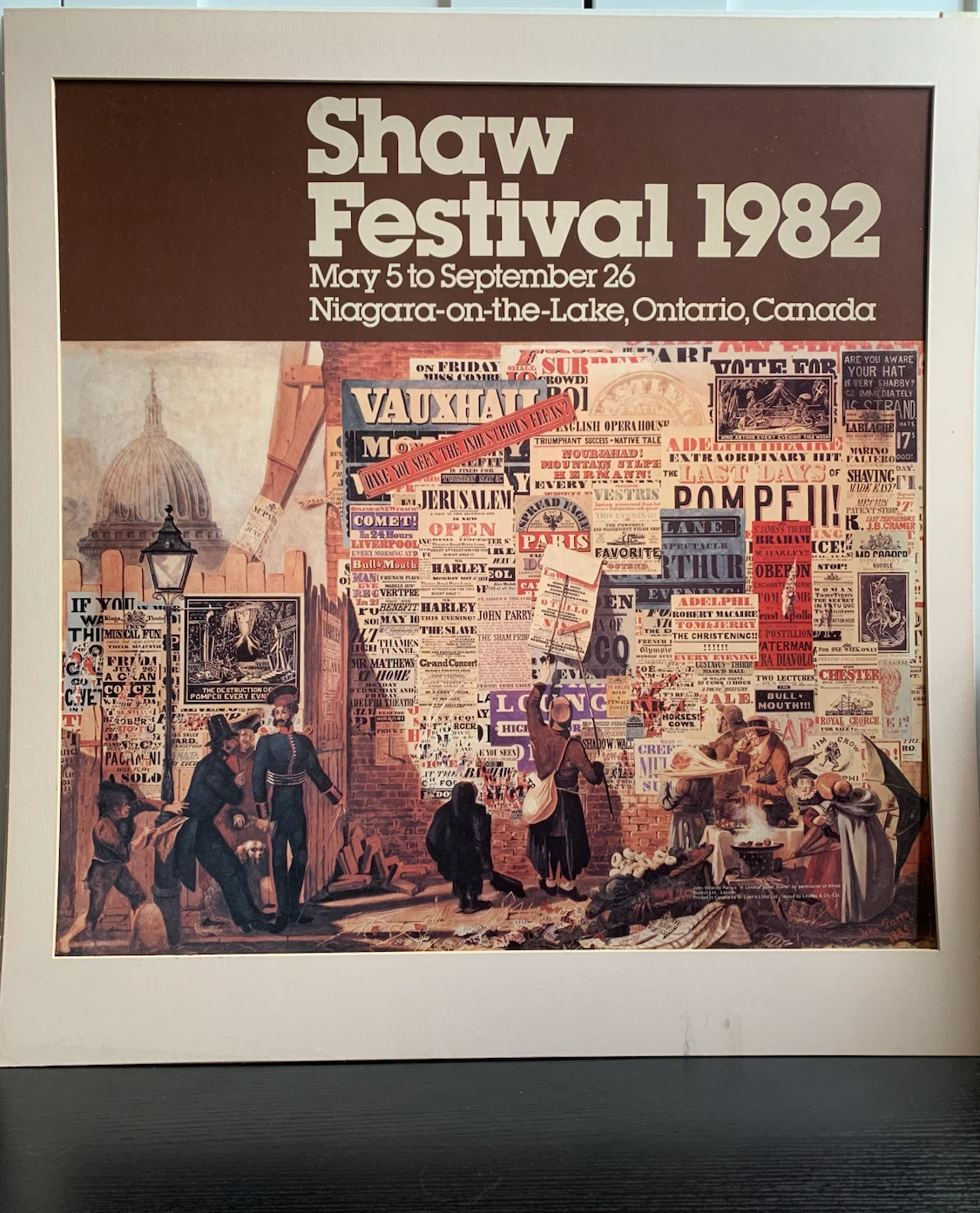 Vintage 1982 Shaw Festival Poster - photo 2