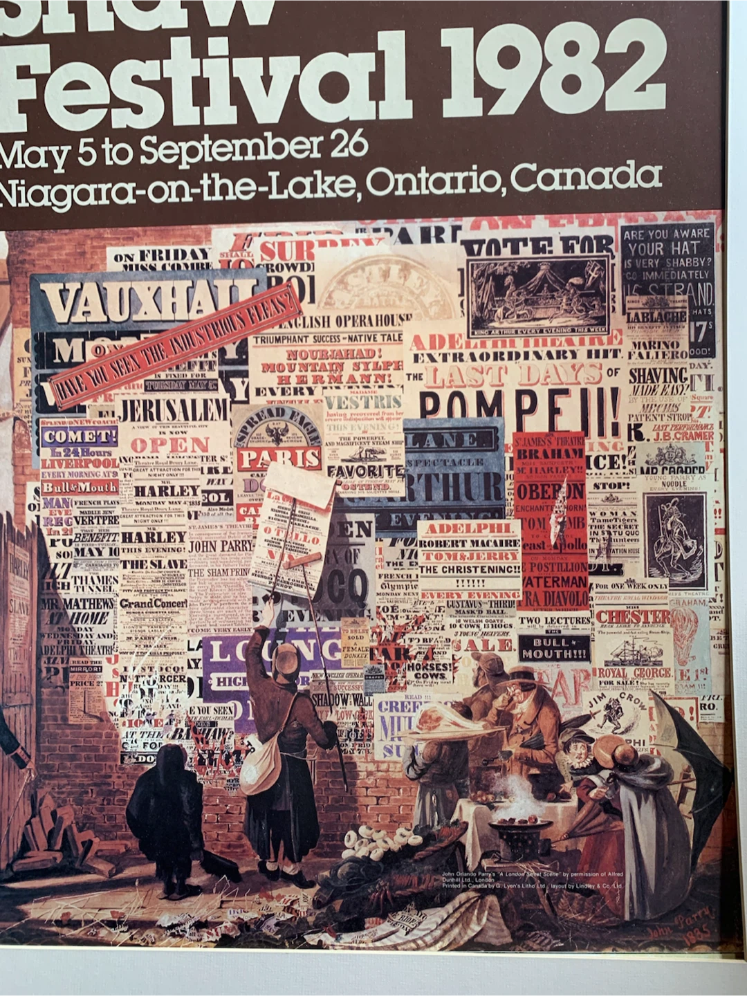 Vintage 1982 Shaw Festival Poster - photo 4