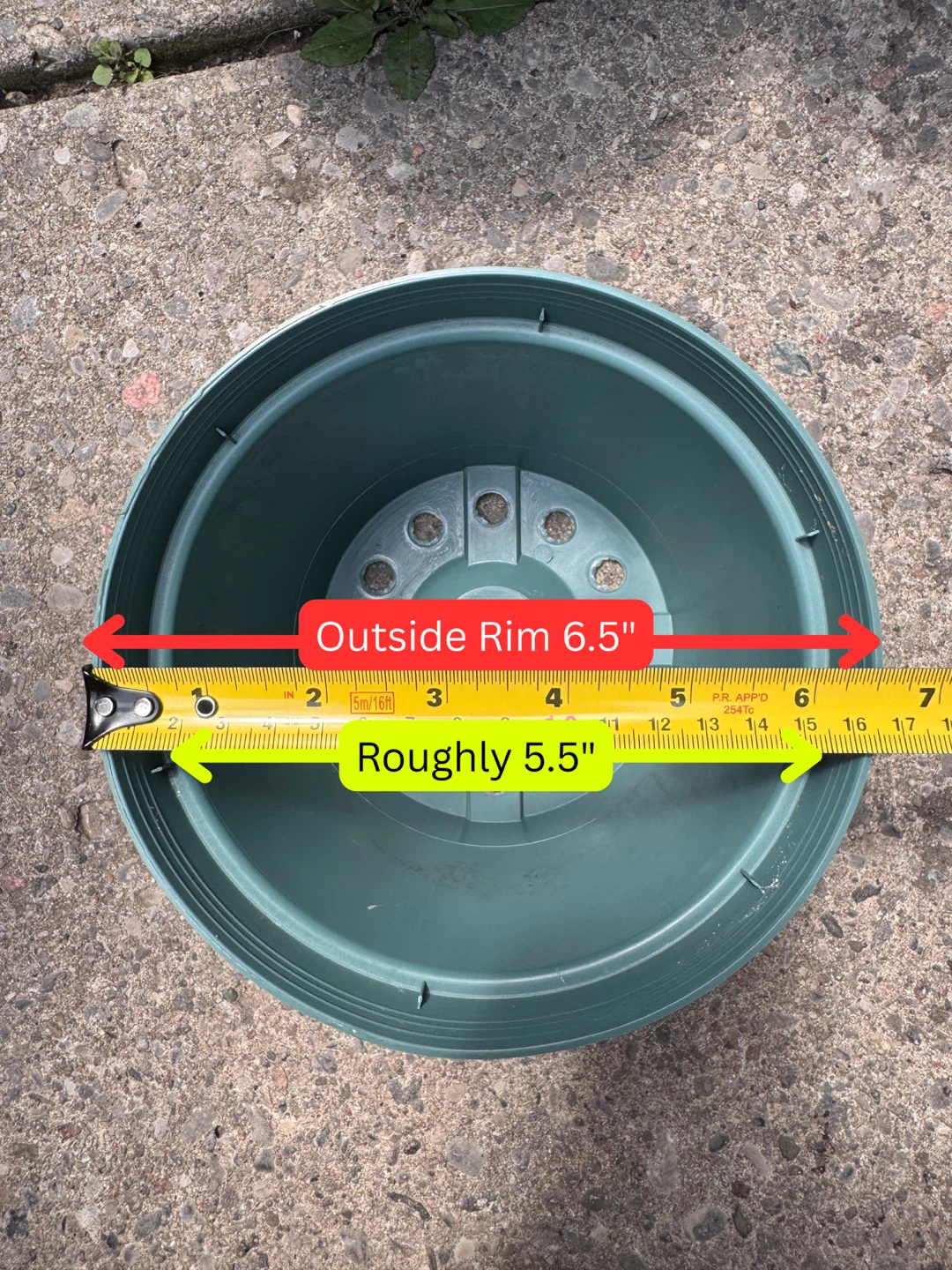 Nursery Pot 5.5” Inside Diameter (6.5” OutsideRim)×4.9” H - photo 2